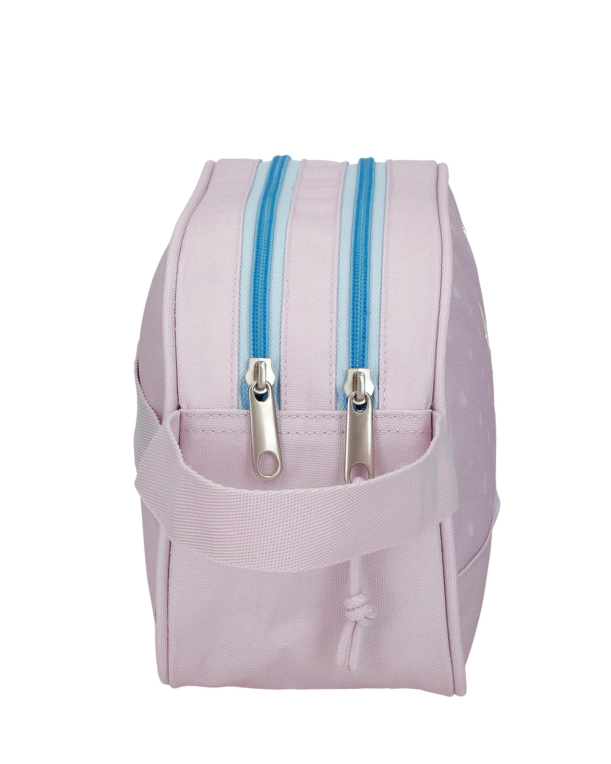 Necessaire Adaptável Dois Compartimentos Stitch From Hawaii Roxo-2