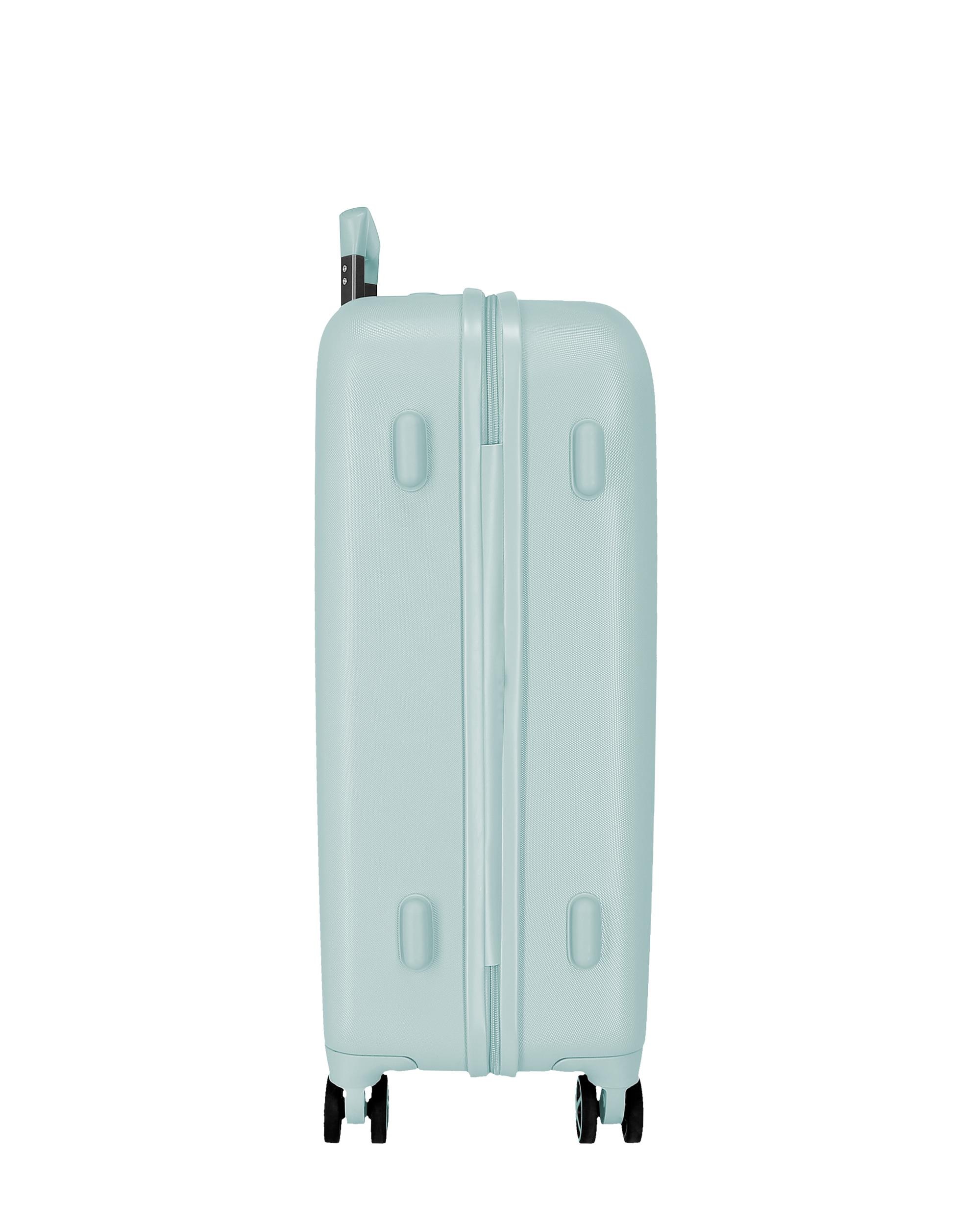 Mala Média 65 Cm Traveling With Minnie Abs Rígida com Capacidade de 63l Azul-4
