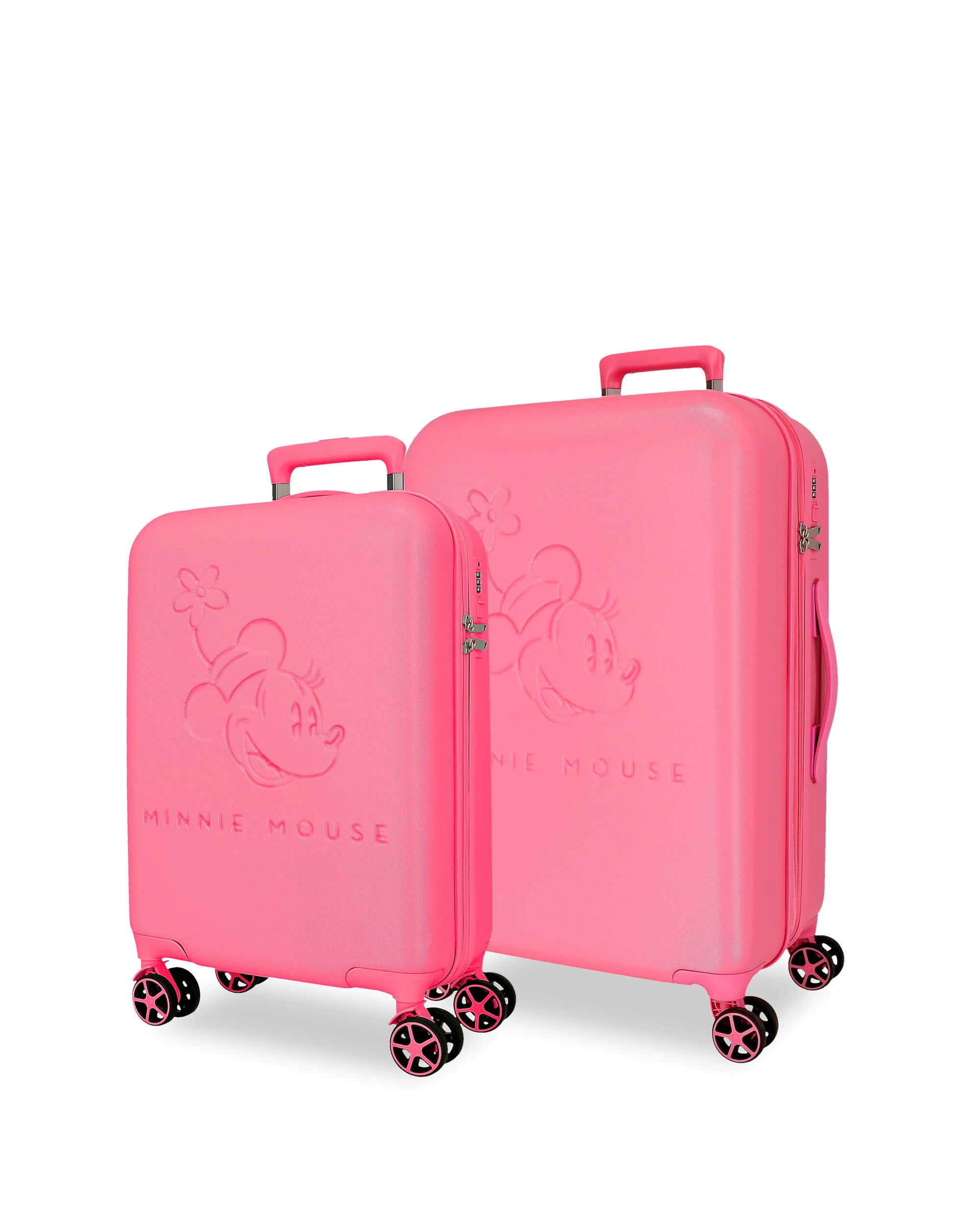 Imagem 0 de Conjunto de Malas 55-65 Cm Traveling With Minnie Abs Rígida com Capacidade de 95l