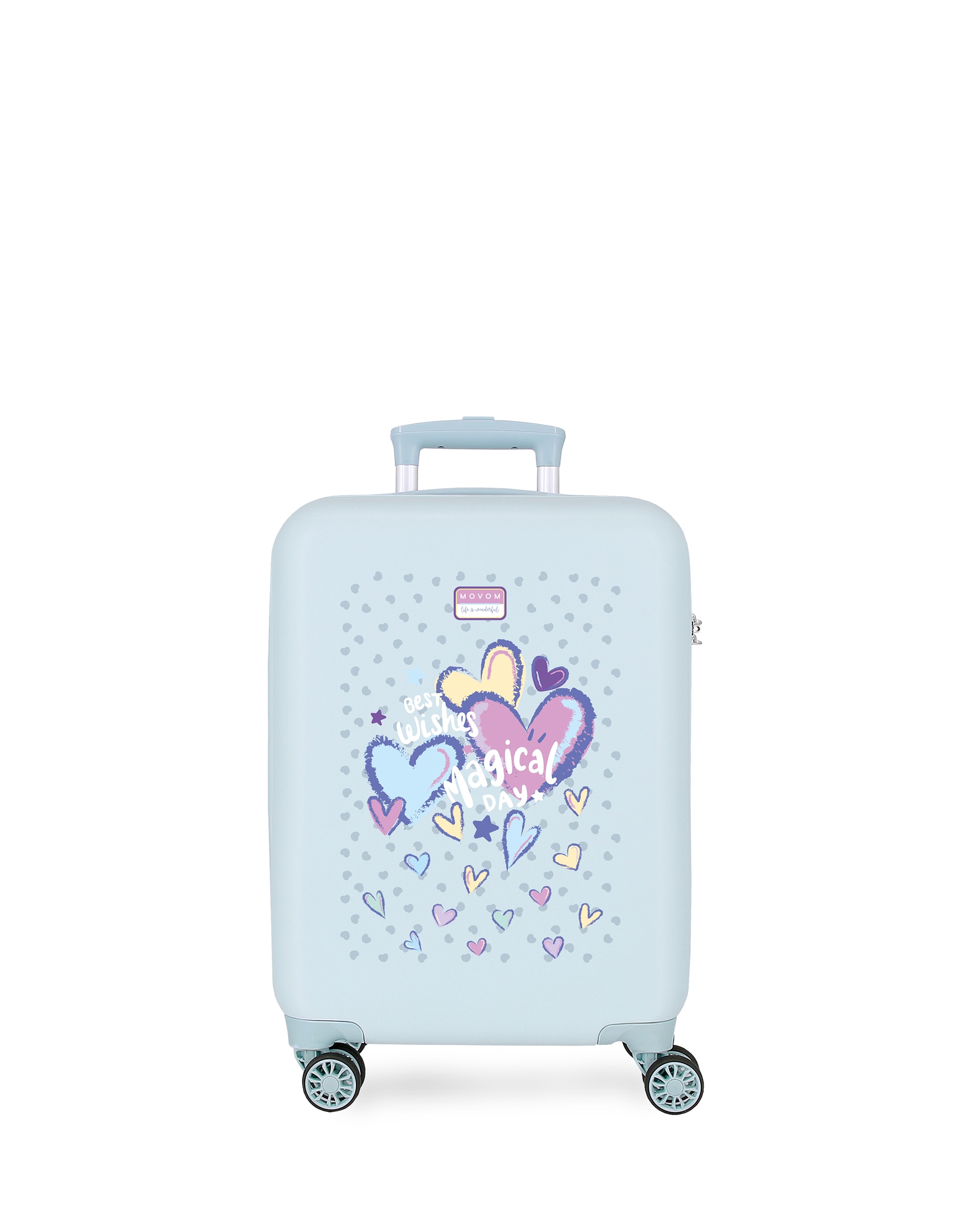 Imagem 0 de Mala de Cabine 55 Cm Best Wishes Abs Rígida com Capacidade de 35l