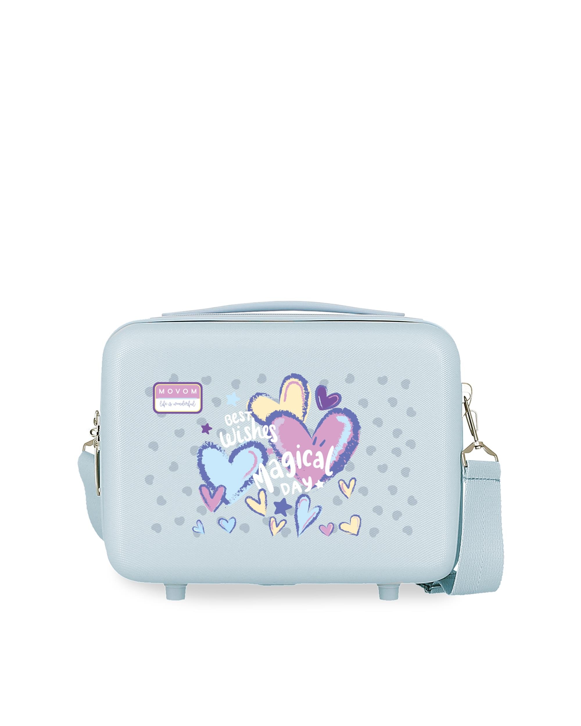 Necessaire Abs Best Wishes Adaptável Azul-1