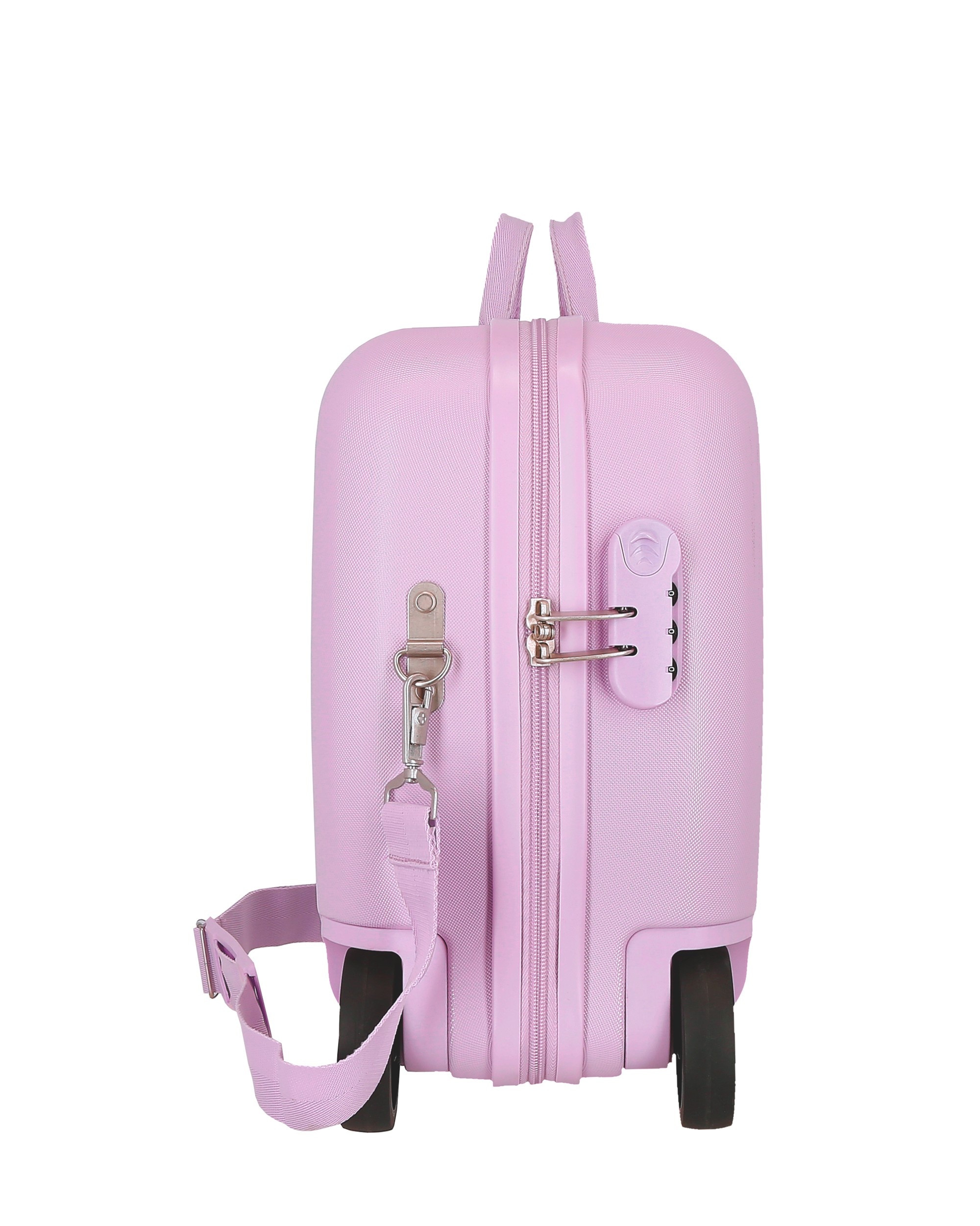 Mala Infantil 2 Rodas Multidirecionais 50 Cm Best Wishes Abs Rígida com Capacidade de 34l em Lilás Rosa-2