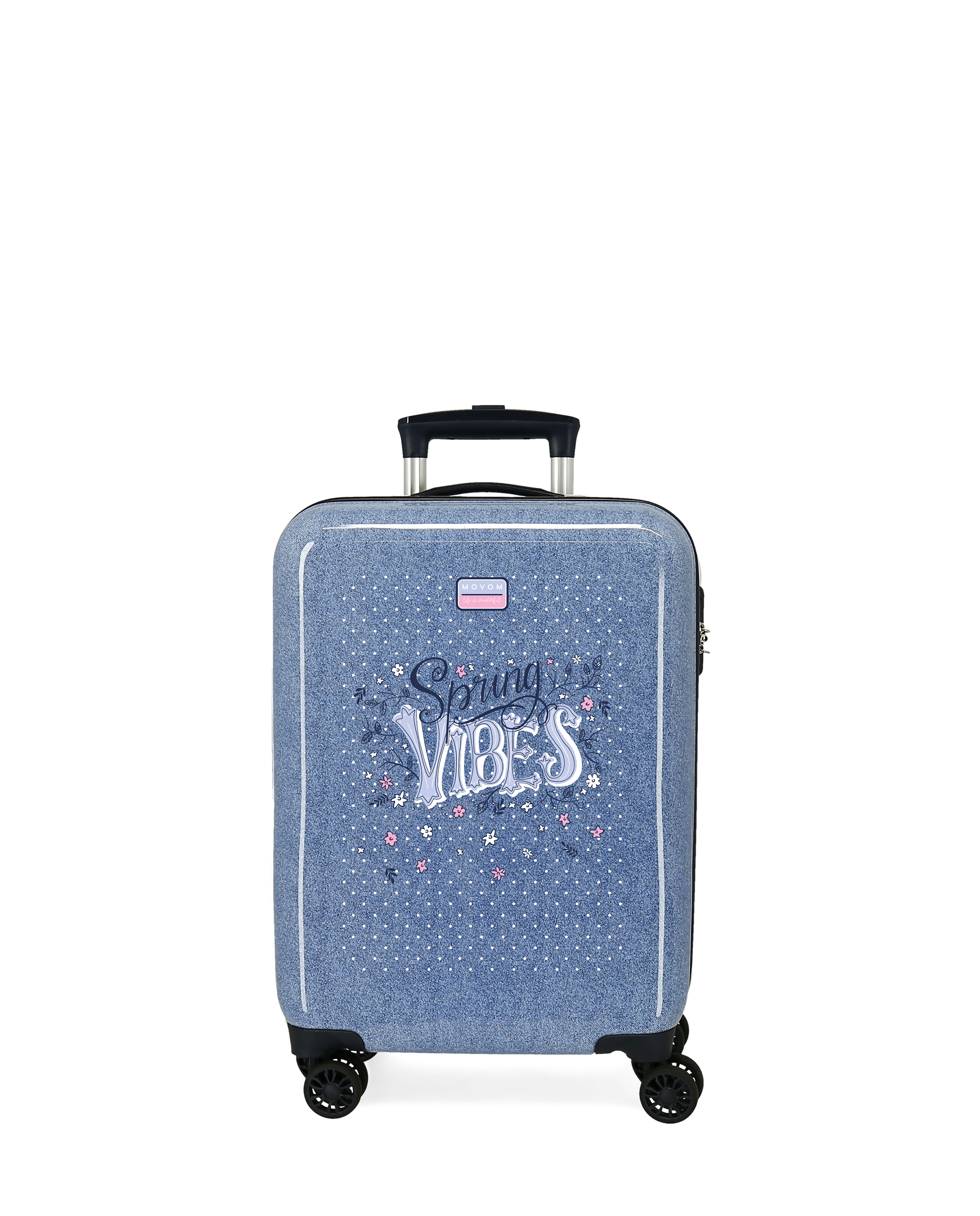 Imagem 0 de Mala de Cabine 55 Cm Spring Vibes Abs Rígida com Capacidade de 35l Denim