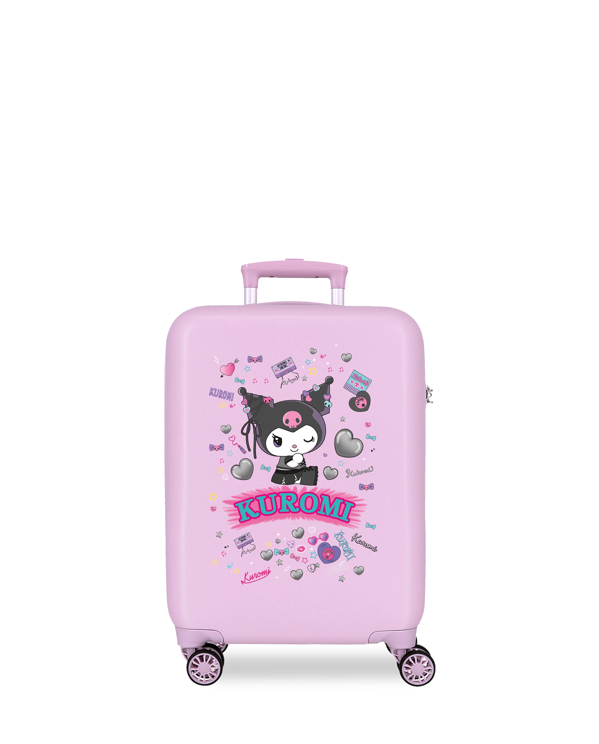 Imagem 0 de Mala de Cabine 55 Cm Kuromi Retro Pop Abs Rígida com Capacidade de 35l