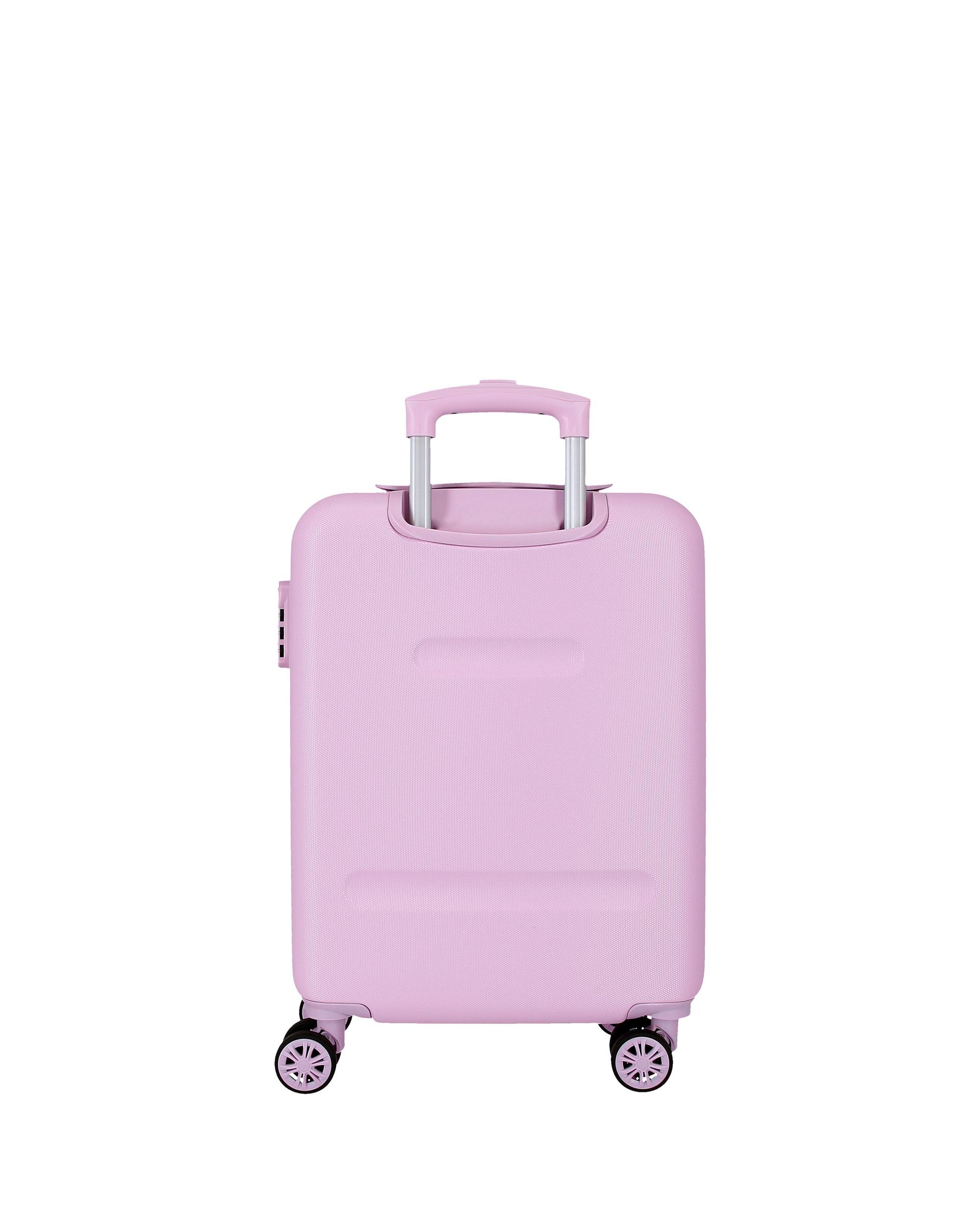 Mala de Cabine 55 Cm Kuromi Retro Pop Abs Rígida com Capacidade de 35l Roxo-pastel-3