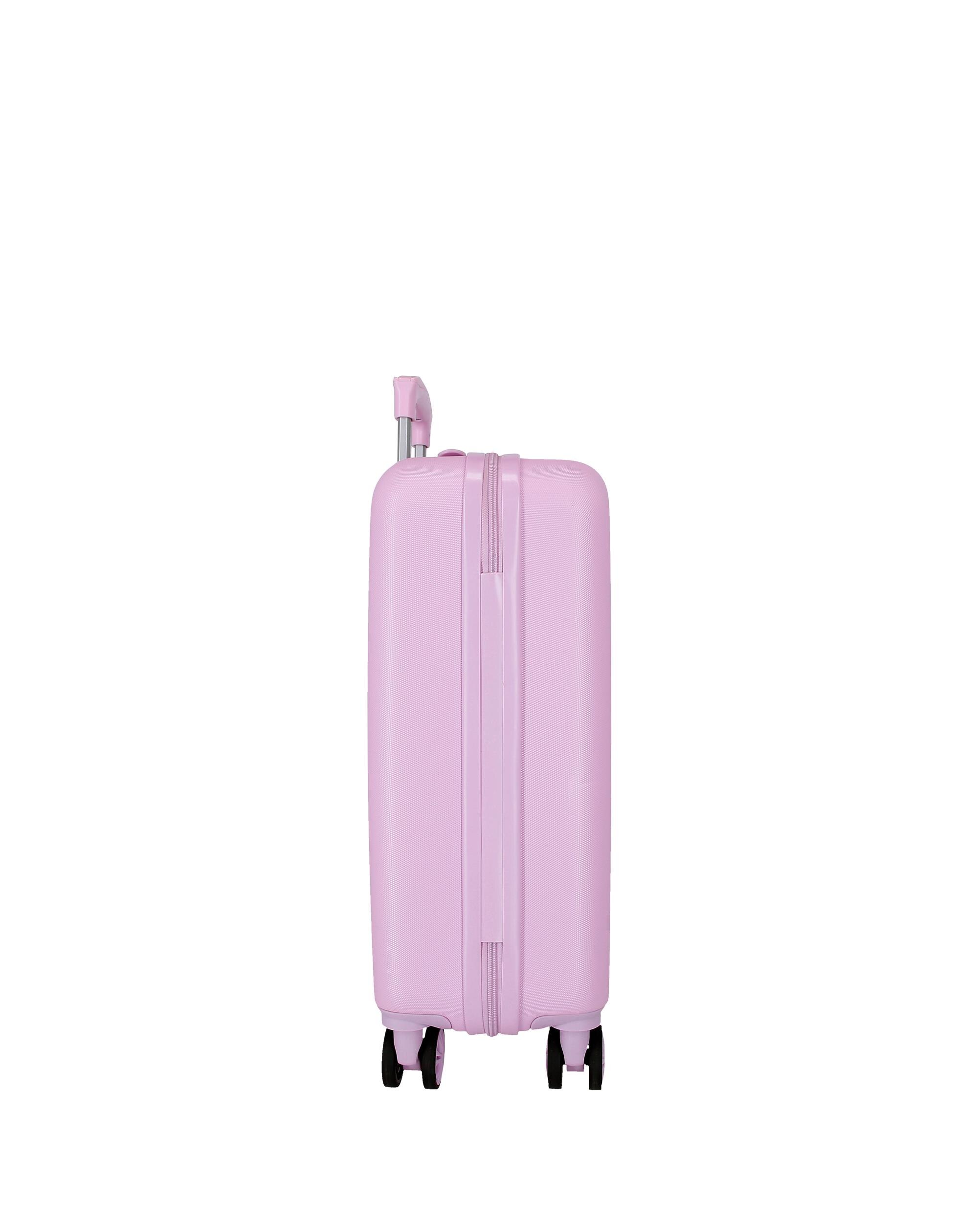 Mala de Cabine 55 Cm Kuromi Retro Pop Abs Rígida com Capacidade de 35l Roxo-pastel-4