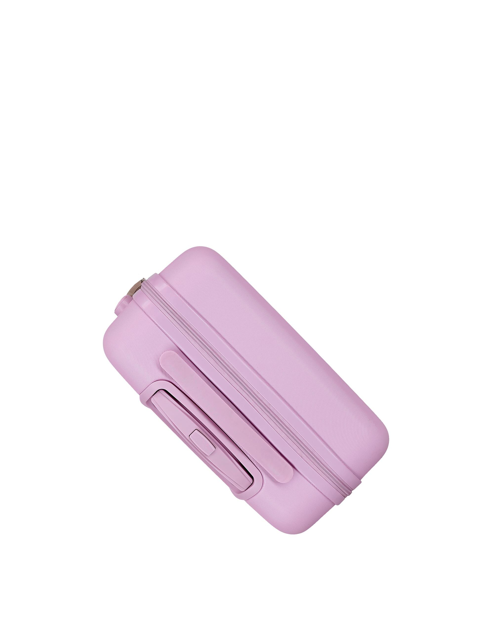 Mala de Cabine 55 Cm Kuromi Retro Pop Abs Rígida com Capacidade de 35l Roxo-pastel-6