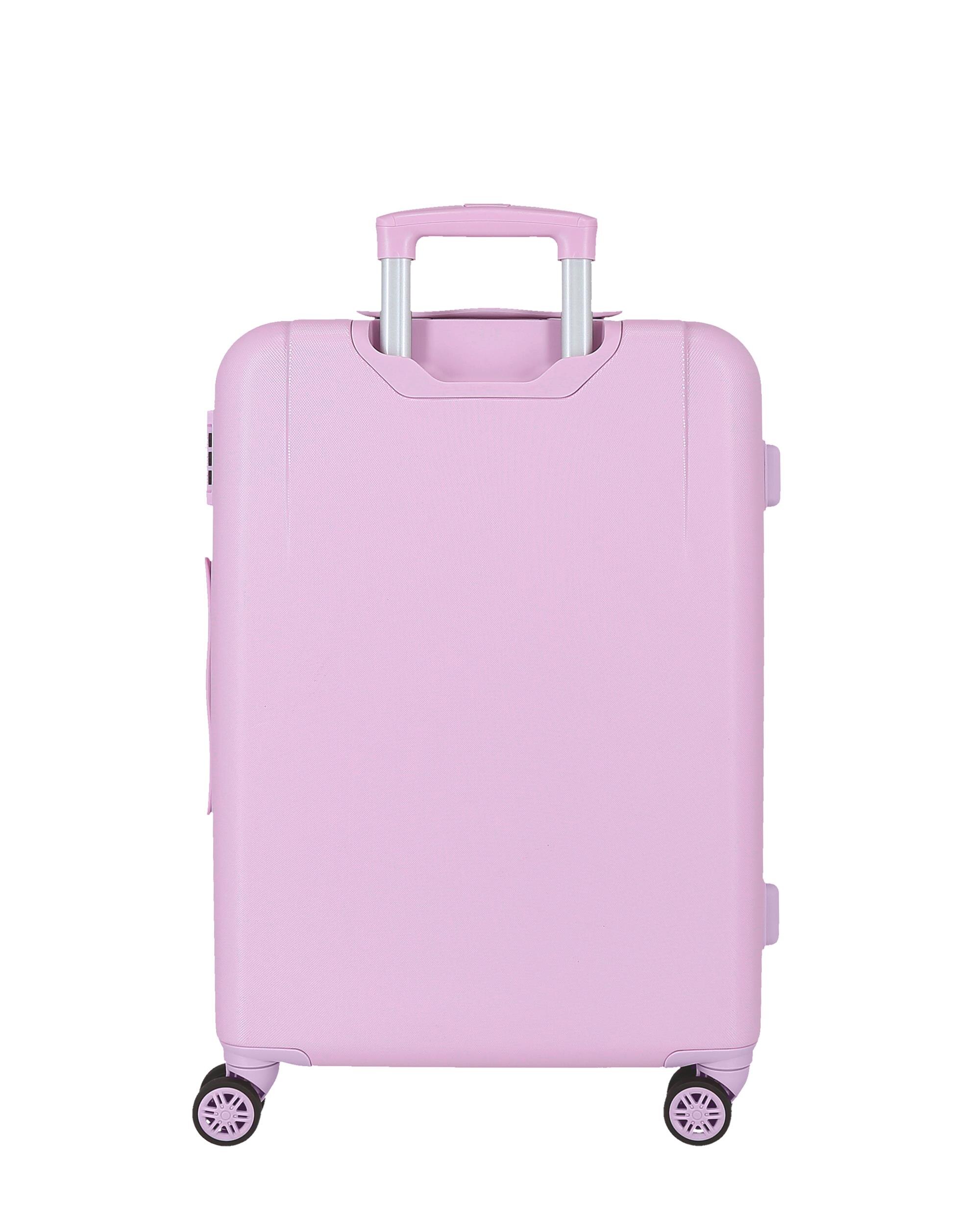 Conjunto de Malas 55-65 Cm Kuromi Retro Pop Abs Rígida com Capacidade de 91l Roxo-3