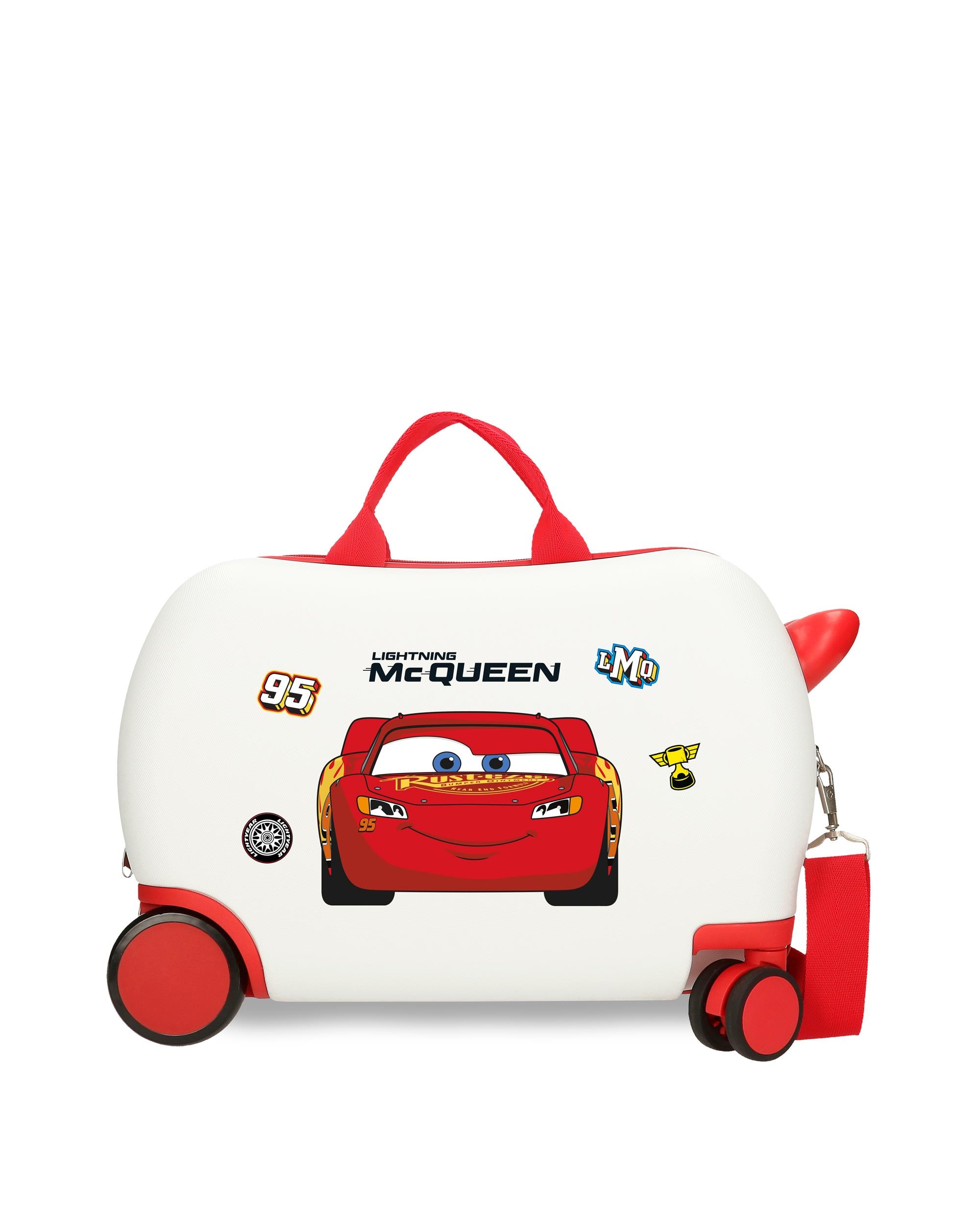 Imagem 0 de Mala Infantil 2 Rodas Multidirecionais 45 Cm Mcqueen Red Abs Rígida com Capacidade de 24,6l