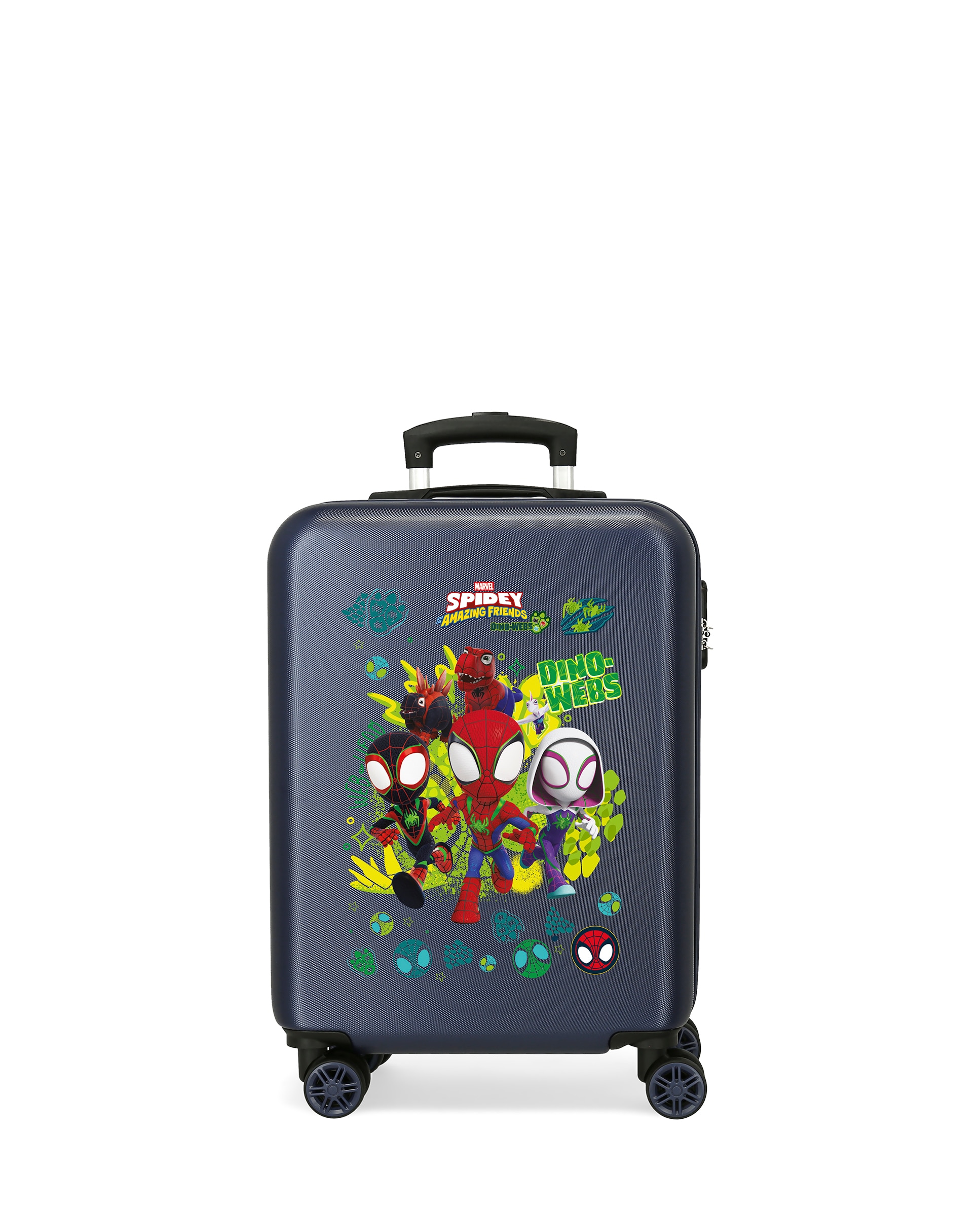 Maleta de Cabine 55 Cm Dino-webs Abs Rígida com Capacidade de 35l Verde-menta-1
