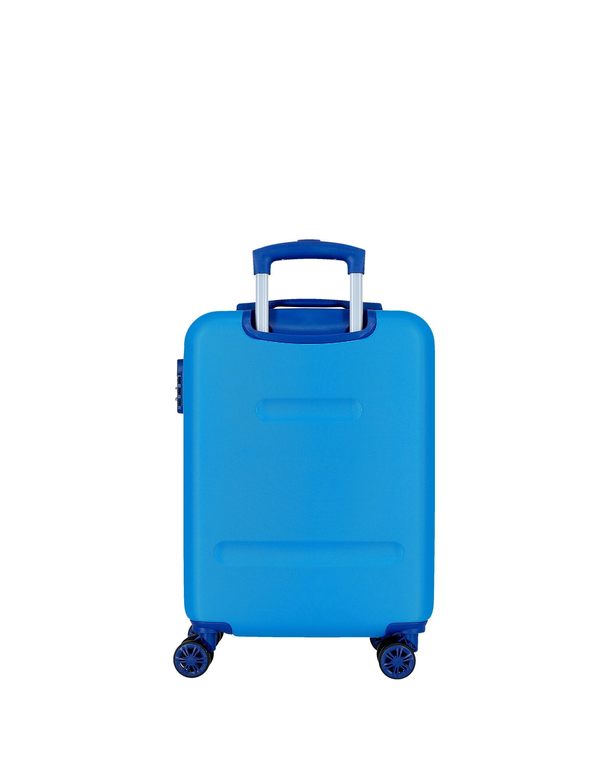 Mala de Cabine 55 Cm Spiderman Wall Crawler Abs Rígida com Capacidade de 35l Azul-3