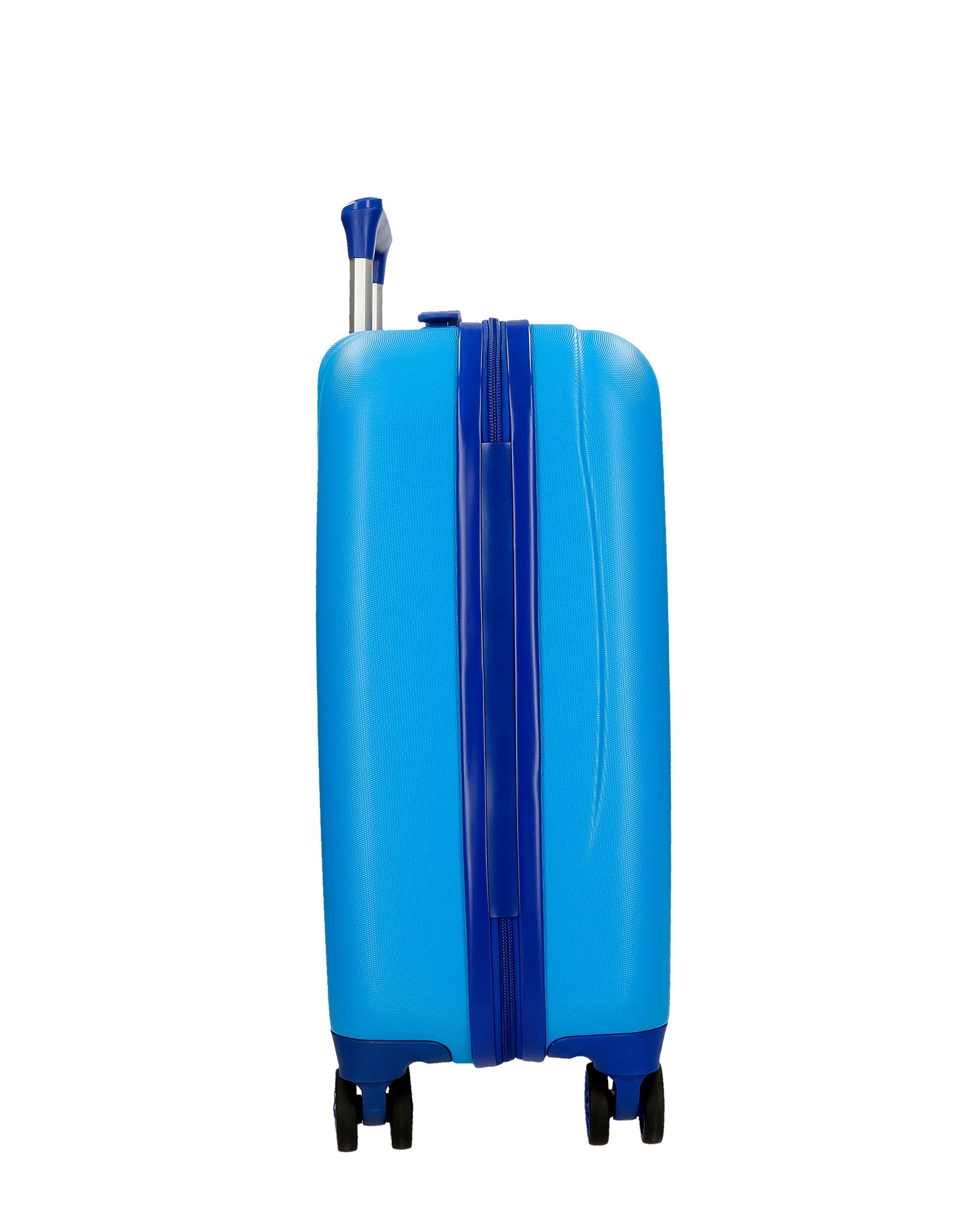 Mala de Cabine 50 Cm Spiderman Wall Crawler Abs Rígida com Capacidade de 28,4l Azul-4