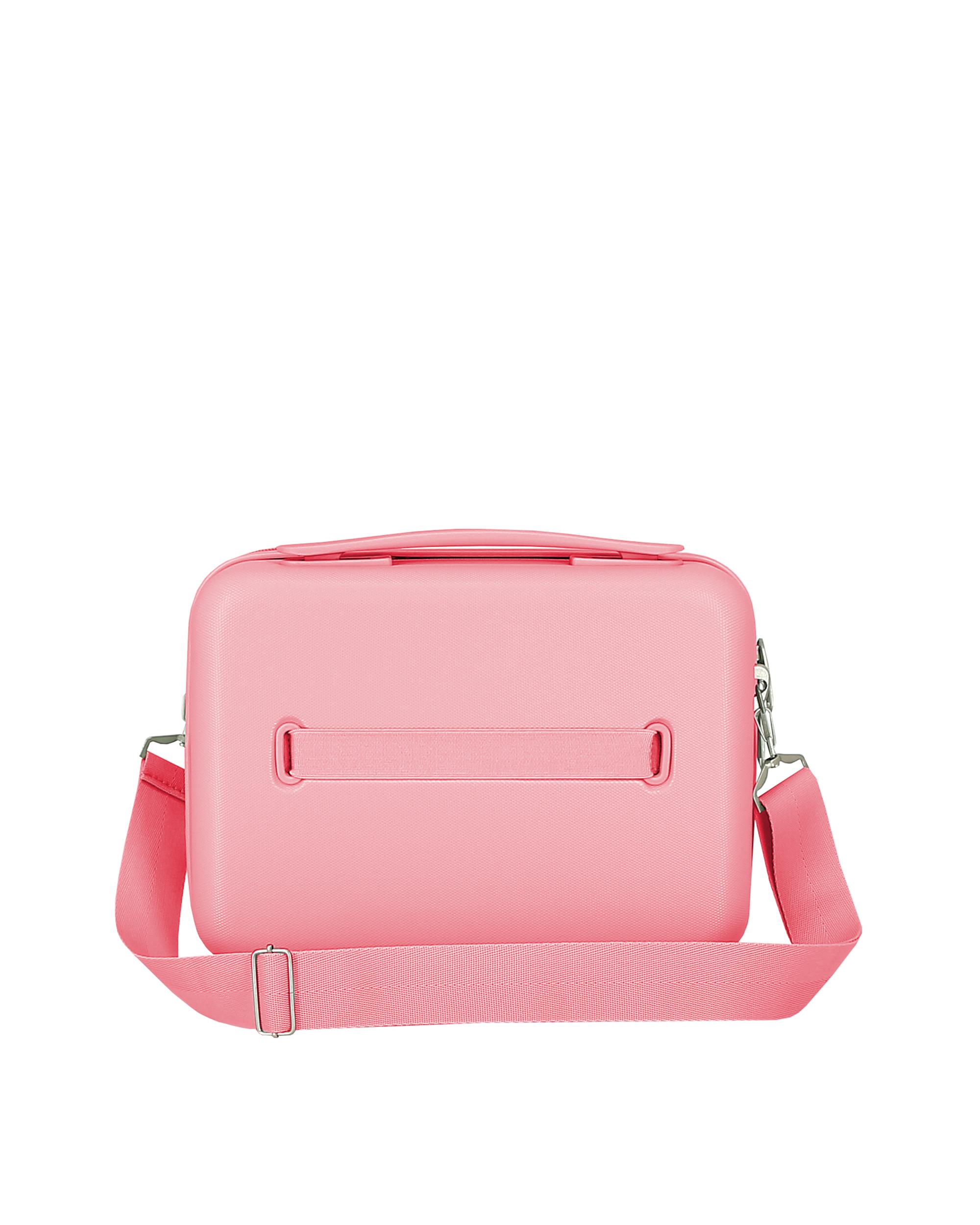 Necessaire Abs Minnie Happy To Be Me Adaptável com Capacidade de 9,1l Rosa-2