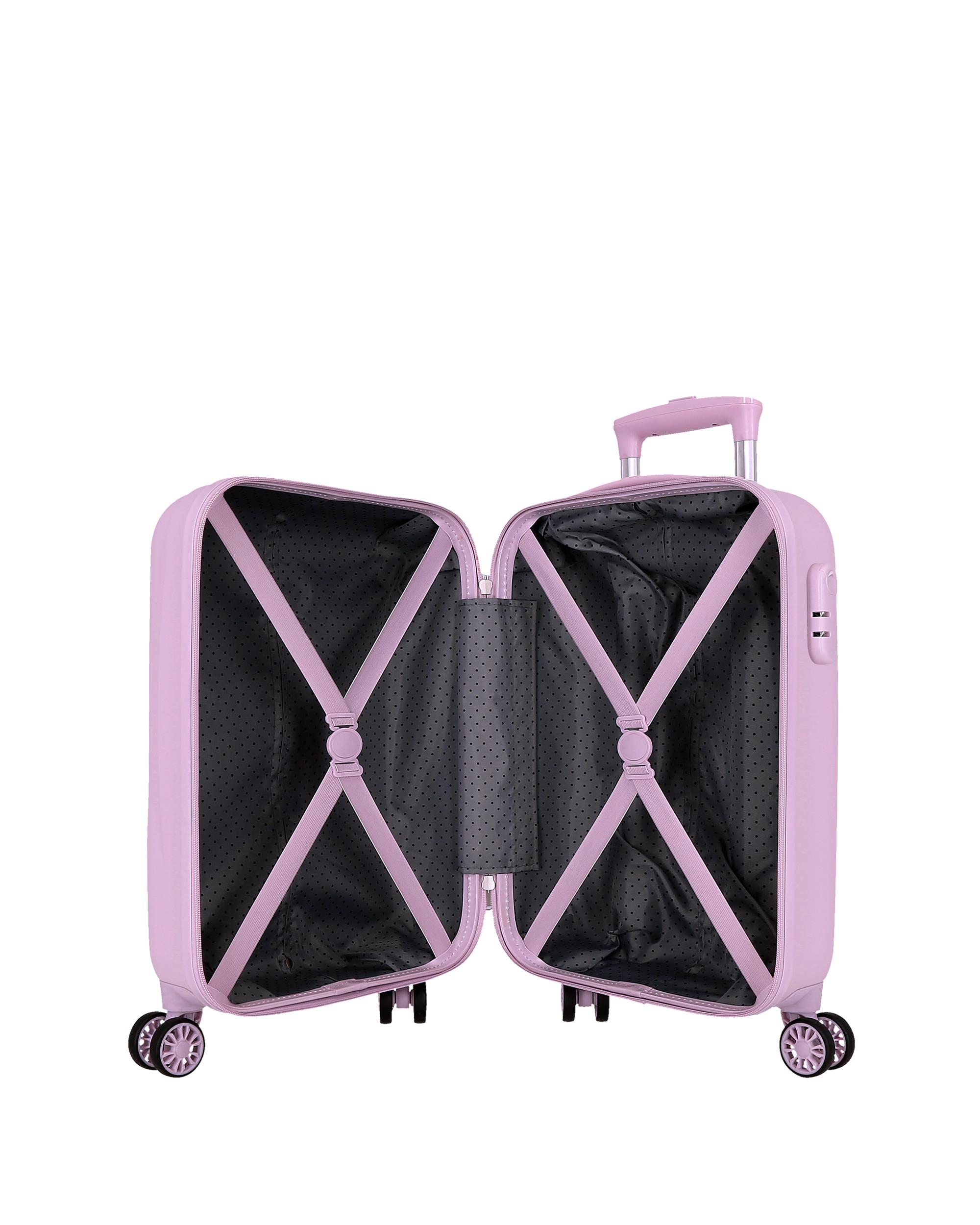 Mala de Cabine 50 Cm In This Together Abs Rígida com Capacidade de 33l Roxo-5