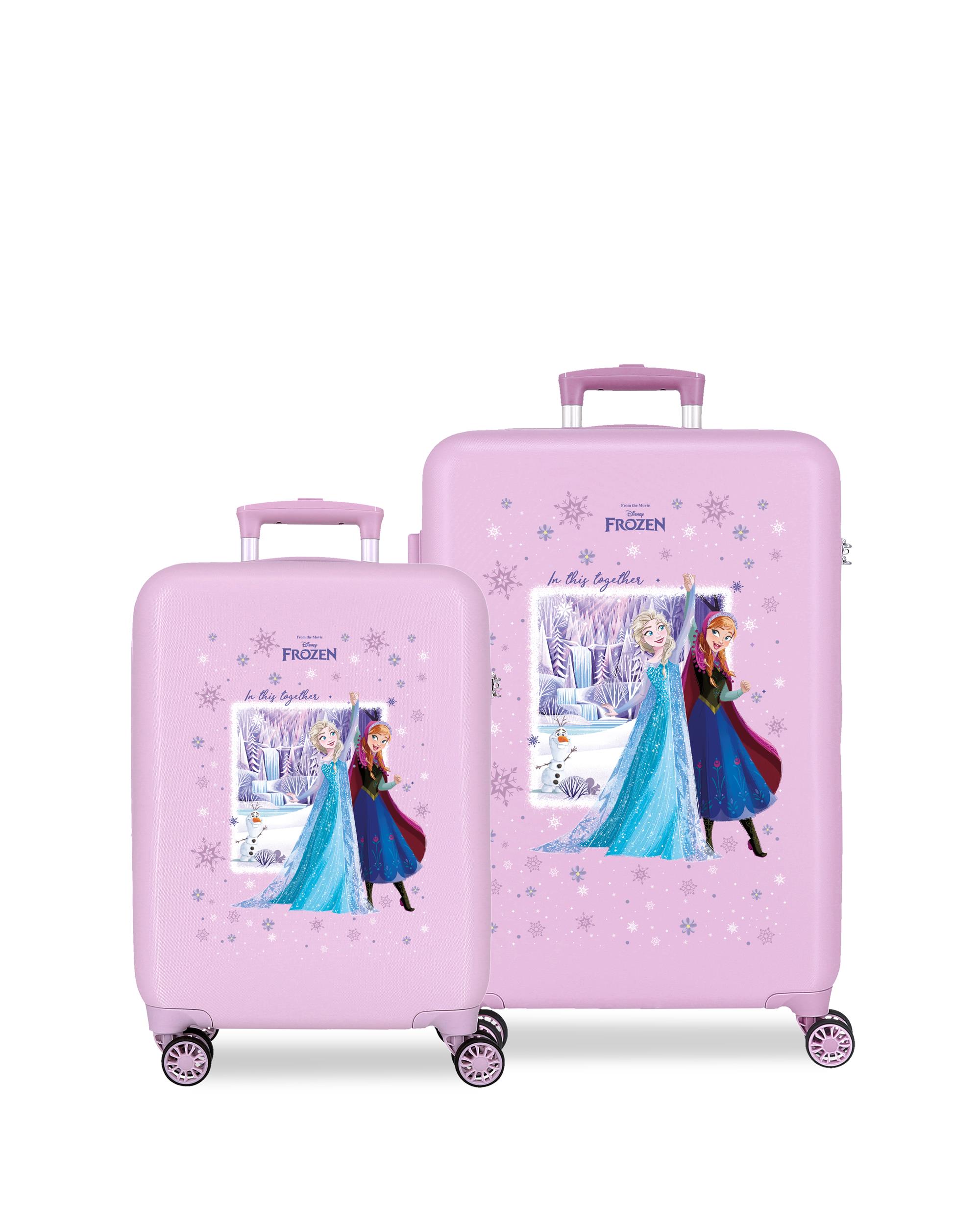 Conjunto de Malas 55-65 Cm In This Together Abs Rígida com Capacidade de 91l Roxo-1