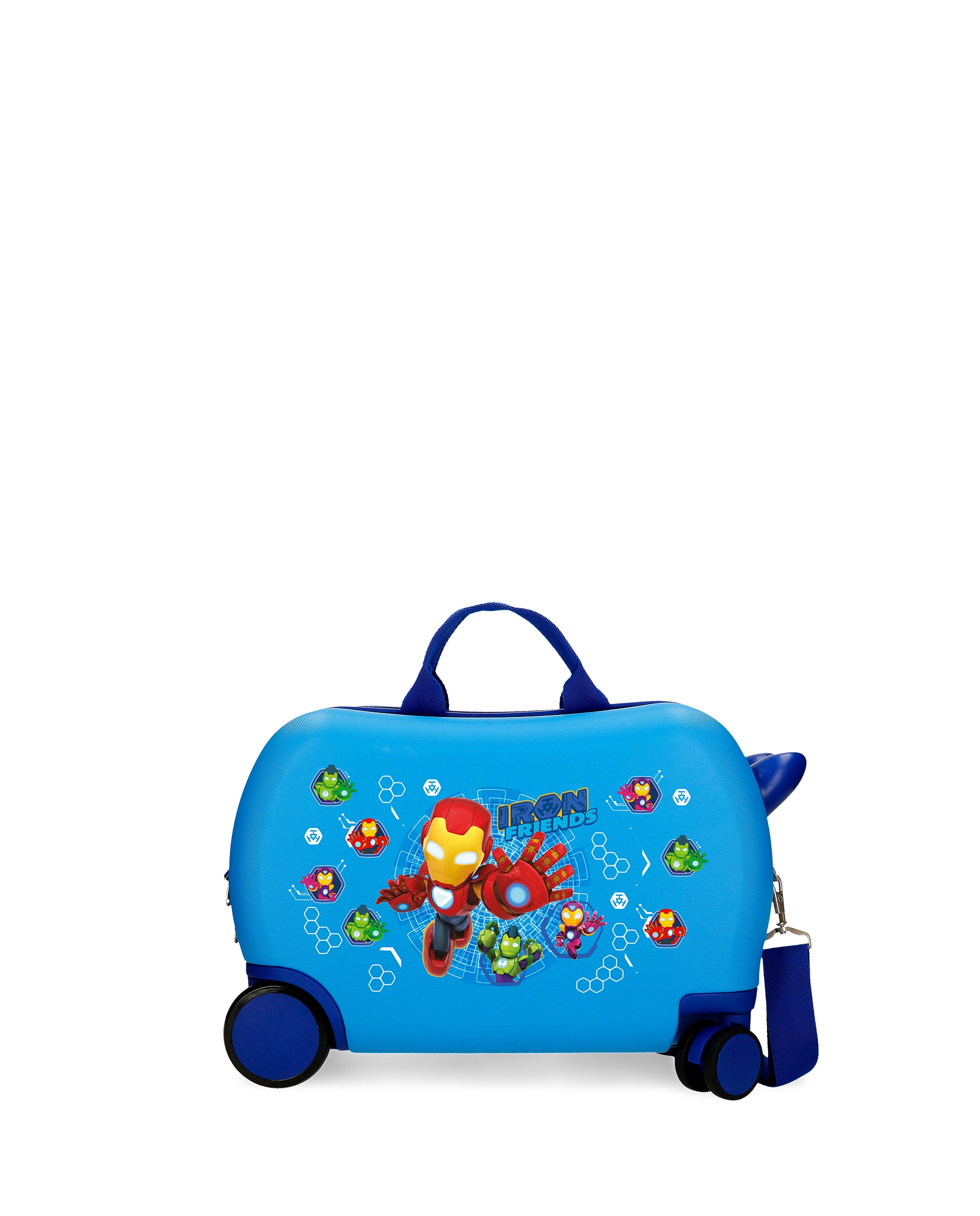 Imagem 0 de Mala Infantil 2 Rodas Multidirecionais 45 Cm Iron Friends Abs Rígida com Capacidade de 24,6l