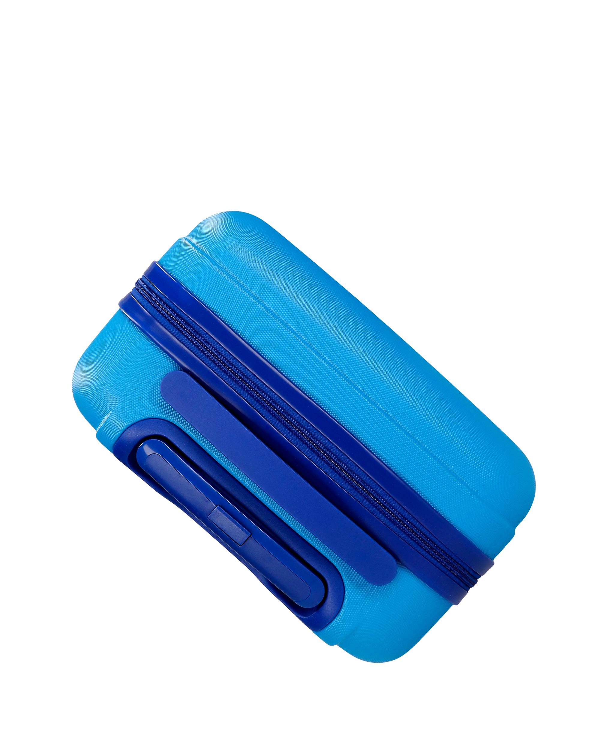 Mala de Cabine 50 Cm Iron Friends Abs Rígida com Capacidade de 28,4l Azul-claro-6