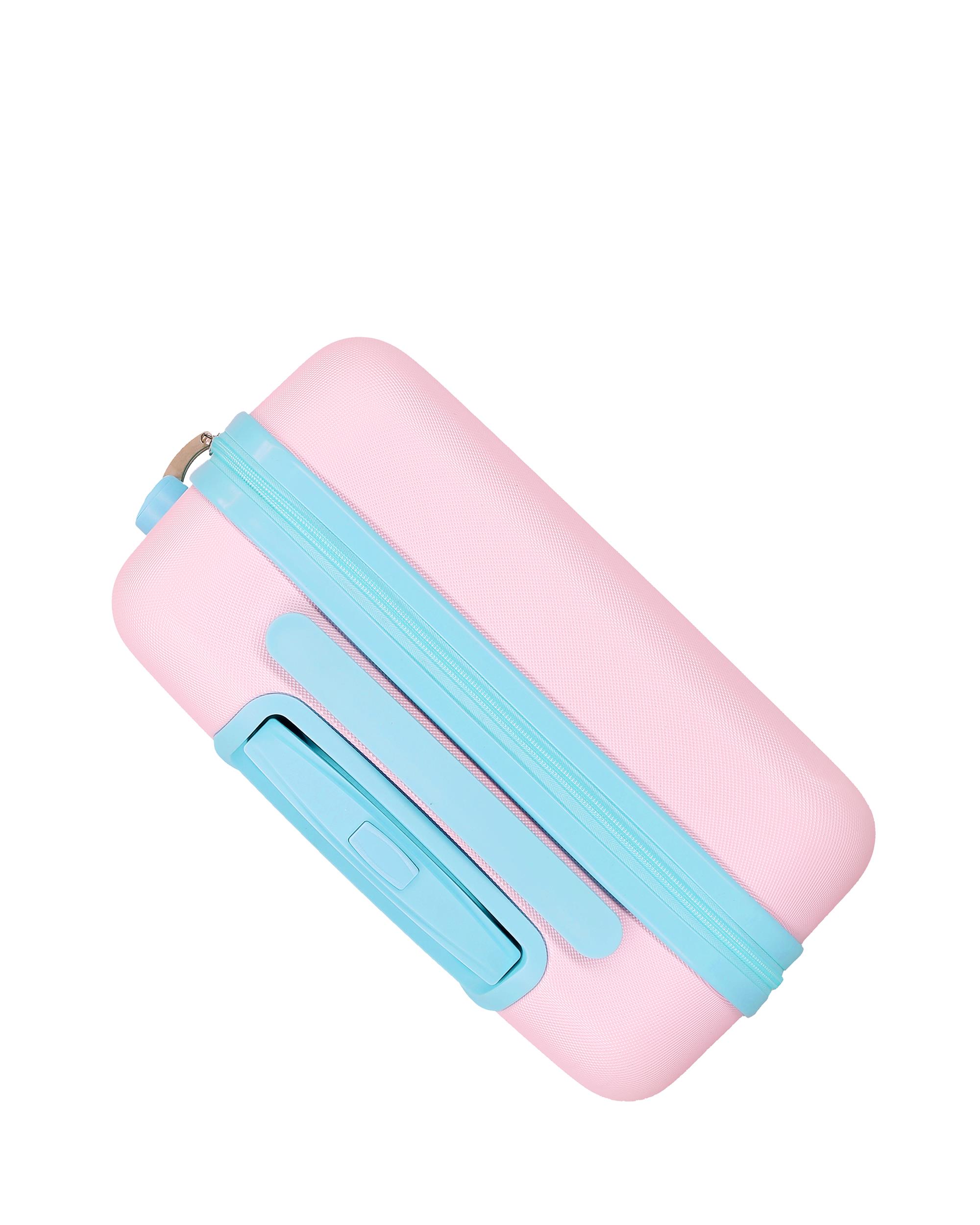 Mala de Cabine 55 Cm Roll Road Happy Pets Abs com Capacidade de 34l em Branco Multicolor-6