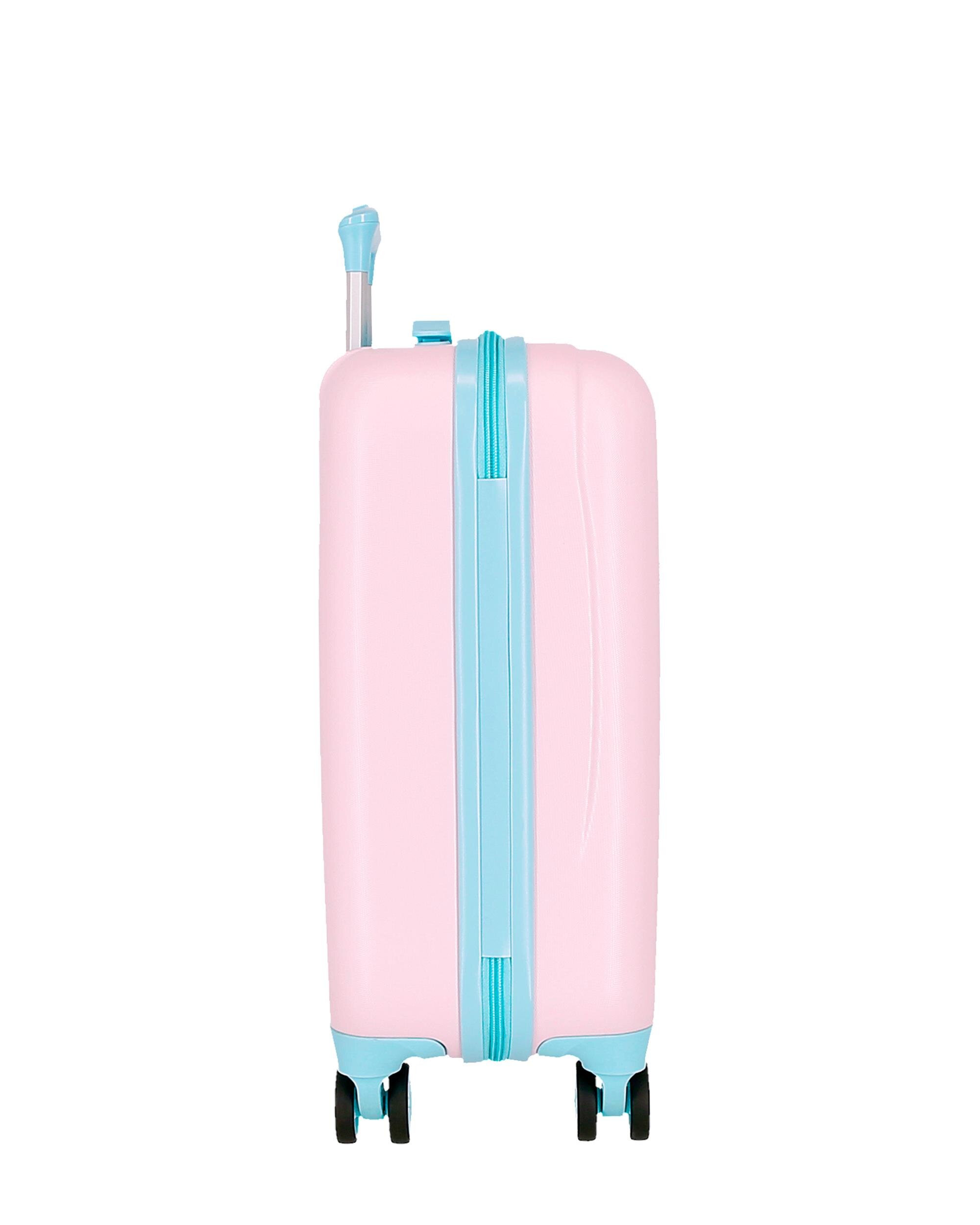 Mala de Cabine 50 Cm Happy Pets Abs Rígida com Capacidade de 33l Rosa-4