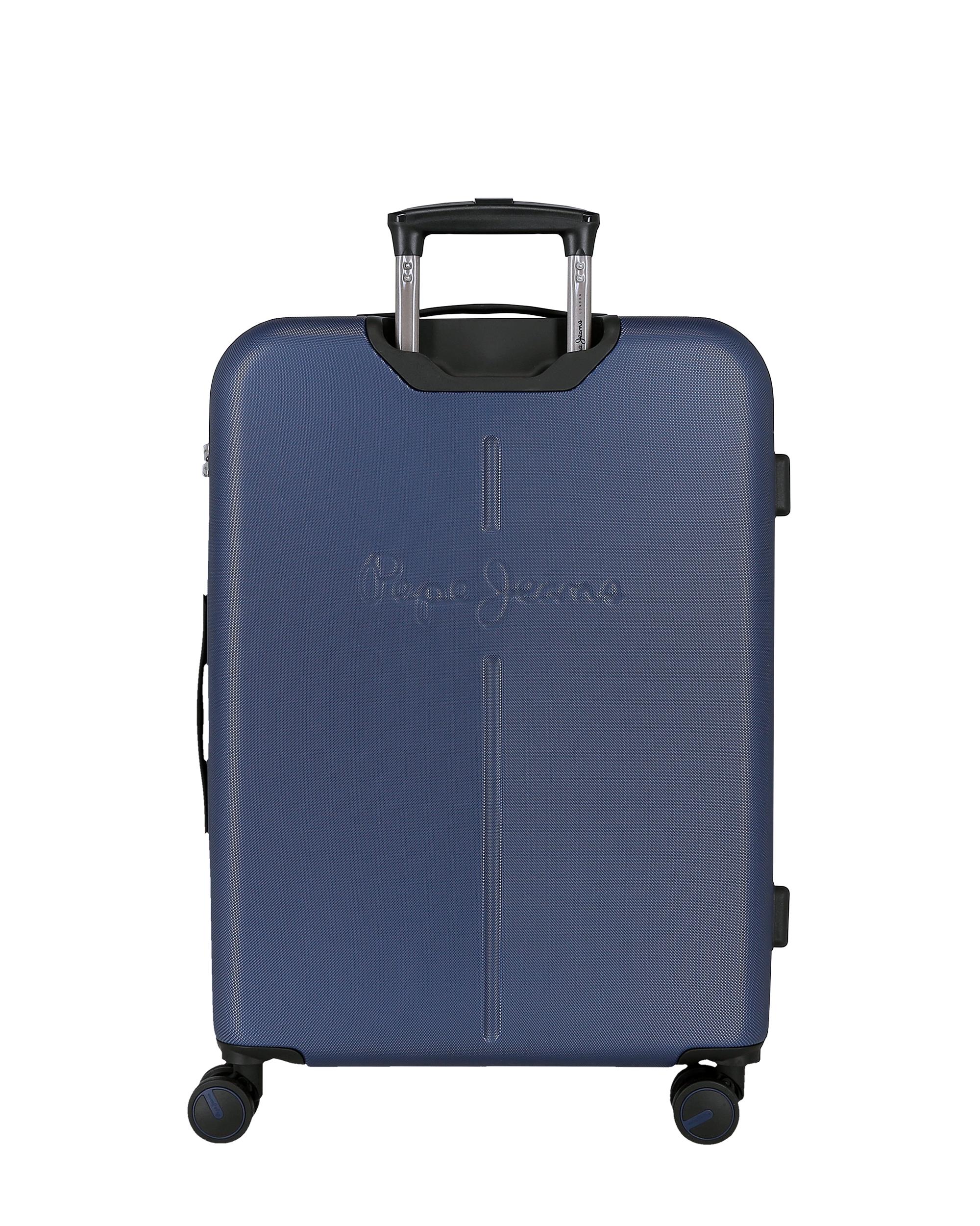 Conjunto de Malas 55-68 Cm Expandível Pjl Lenay Abs Rígida Até 109 L em Marinho Azul-3