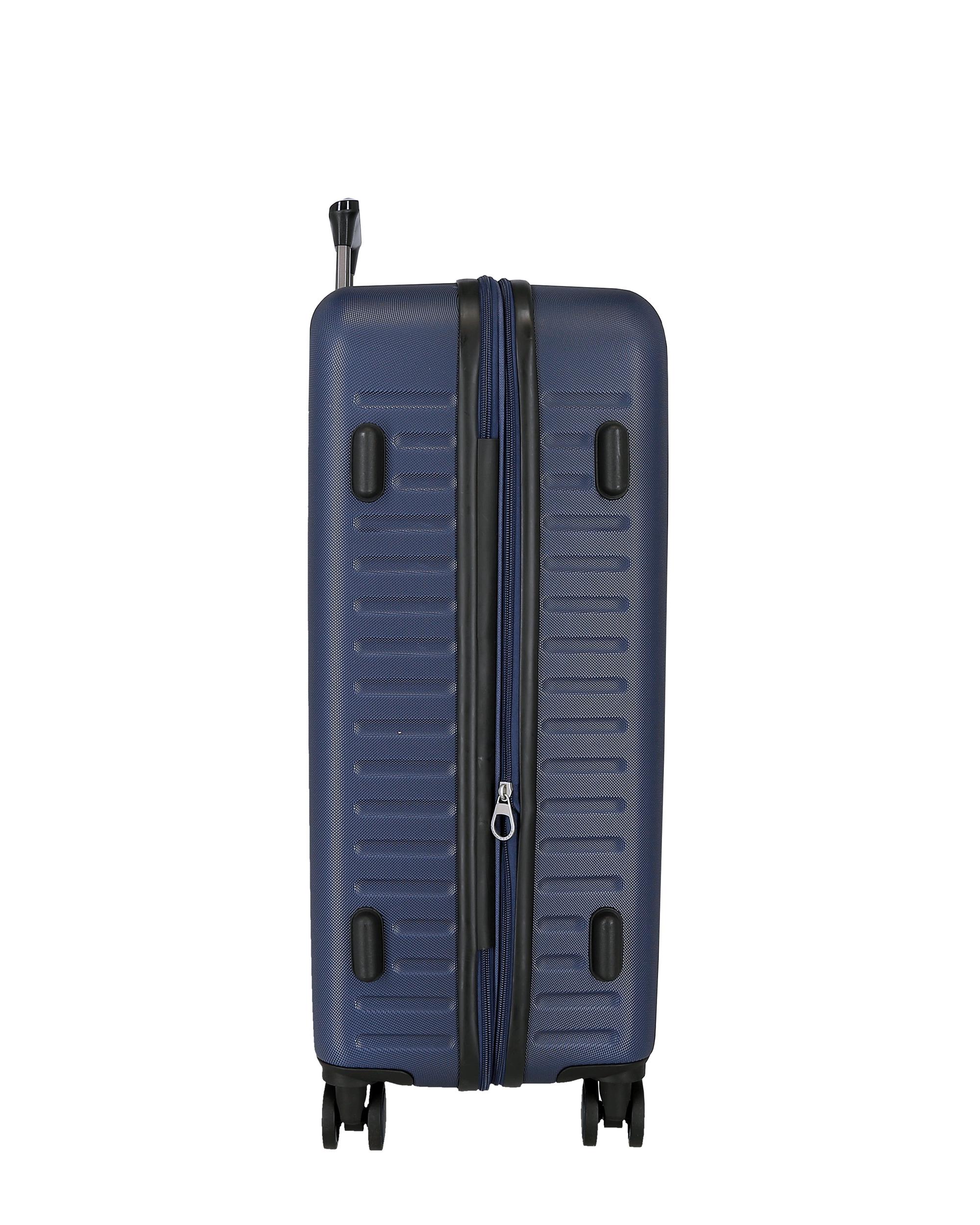 Conjunto de Malas 55-68 Cm Expandível Pjl Lenay Abs Rígida Até 109 L em Marinho Azul-4