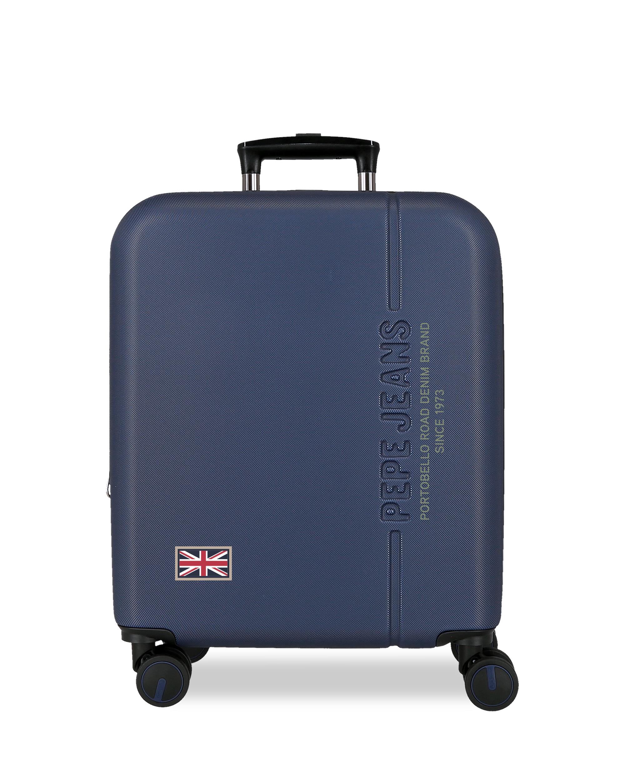 Mala de Cabine 55 Cm Pjl Arwin Abs Rígida com Capacidade de 44l Azul-1
