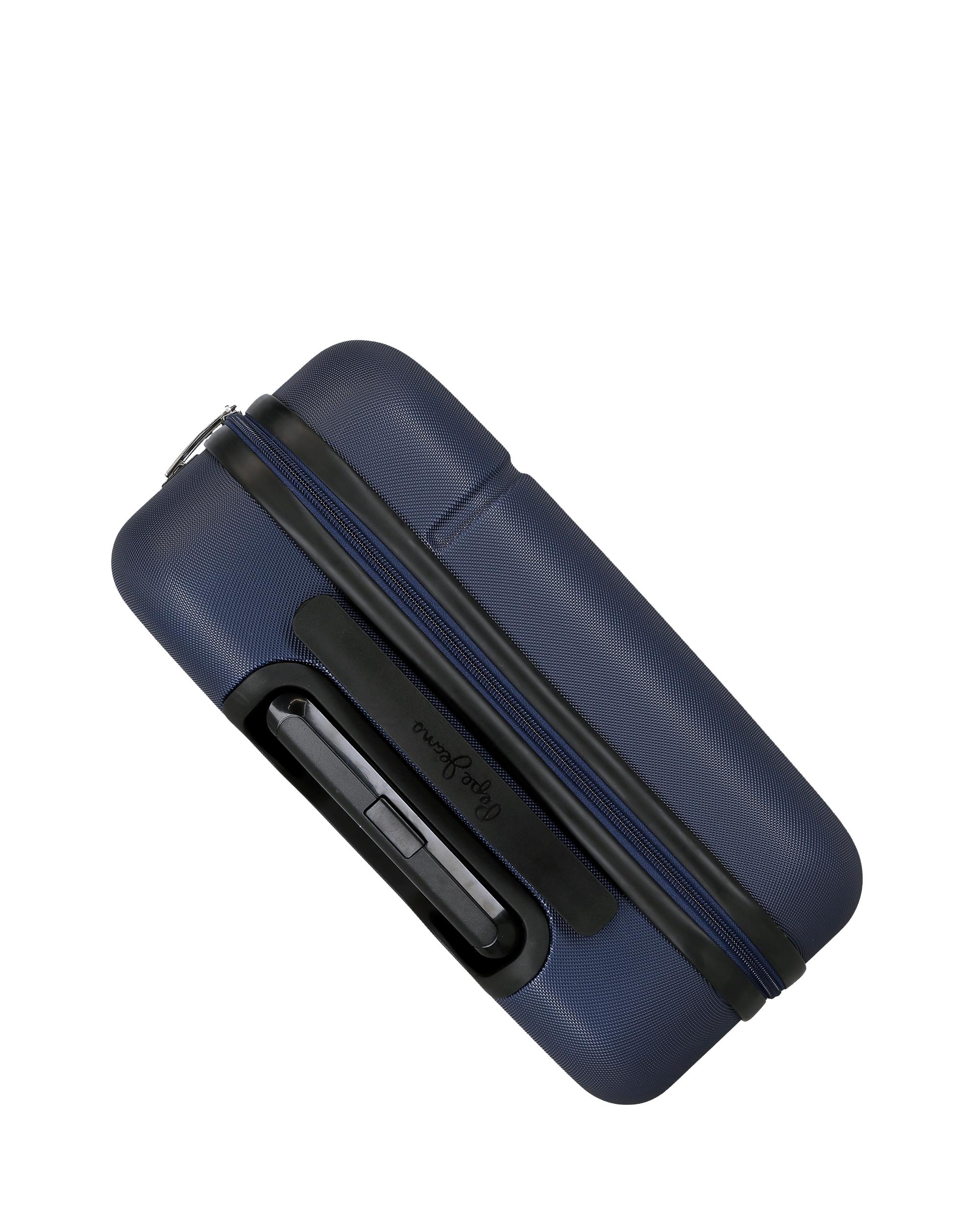 Mala de Cabine 55 Cm Pjl Arwin Abs Rígida com Capacidade de 44l em Marinho Azul-6
