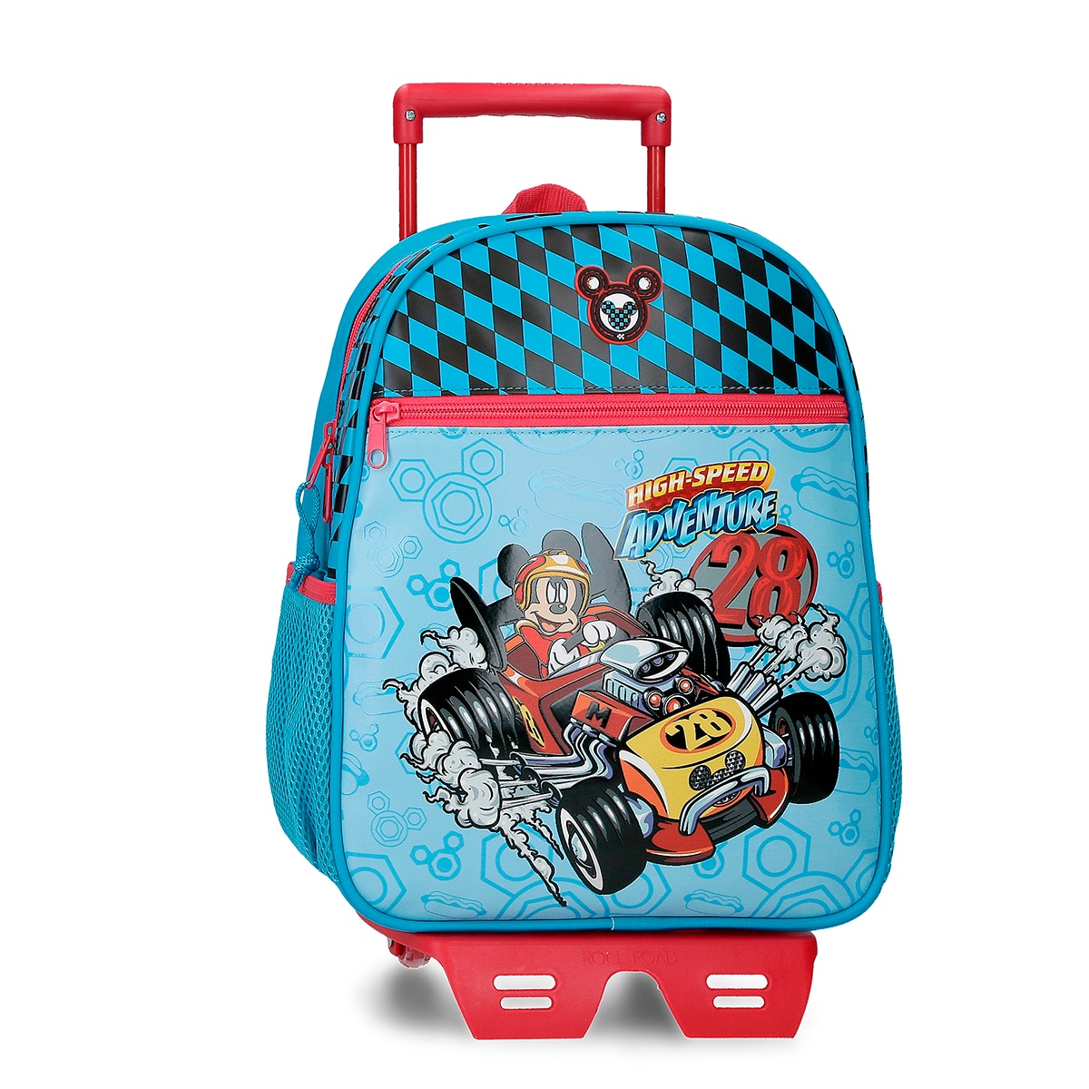 Imagem 0 de Mochila Adaptável com Carro 33cm Disney Hight Speed com Capacidade de 10l