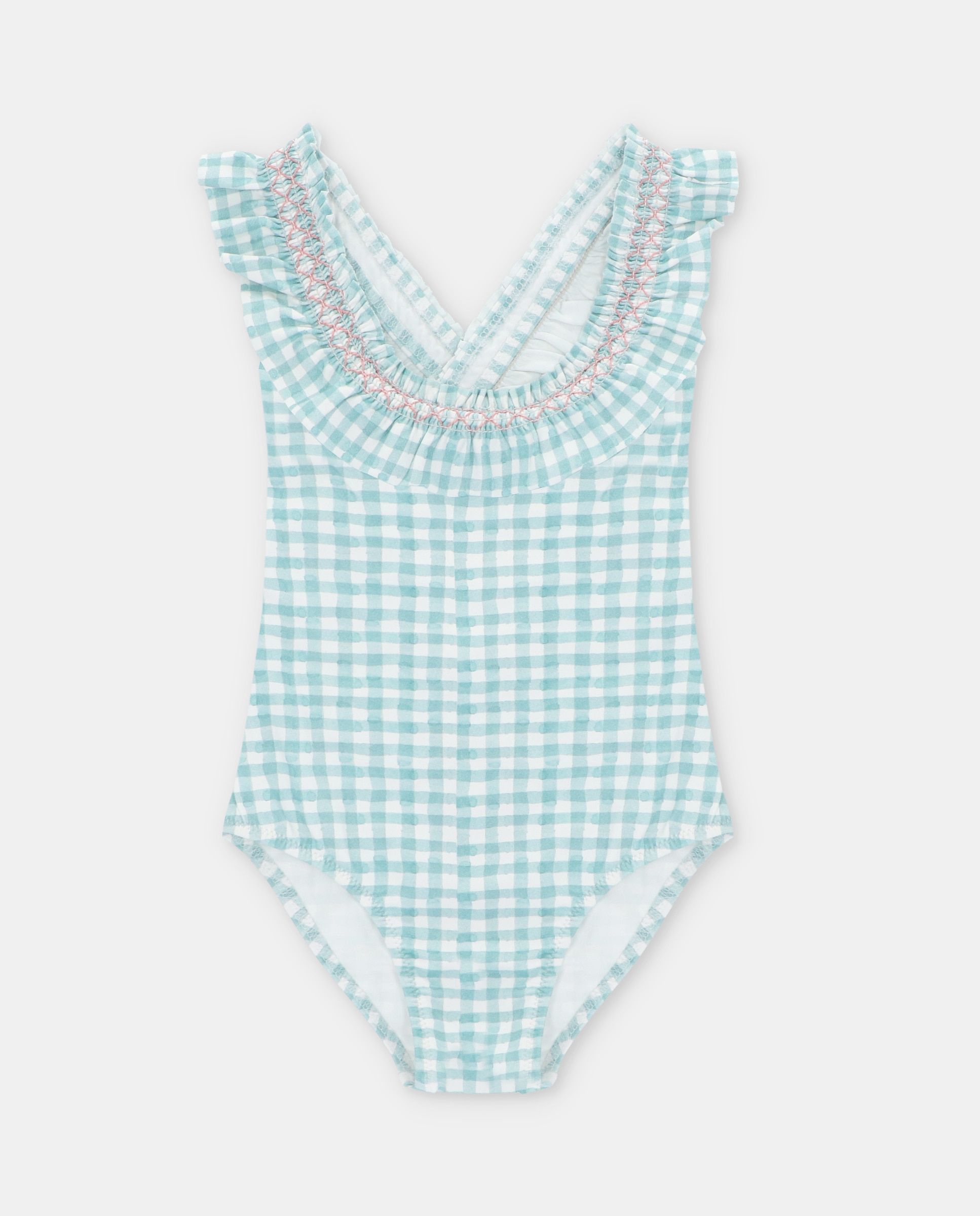 Imagem 0 de Fato de Banho Infantil com Estampado Aos Quadrados