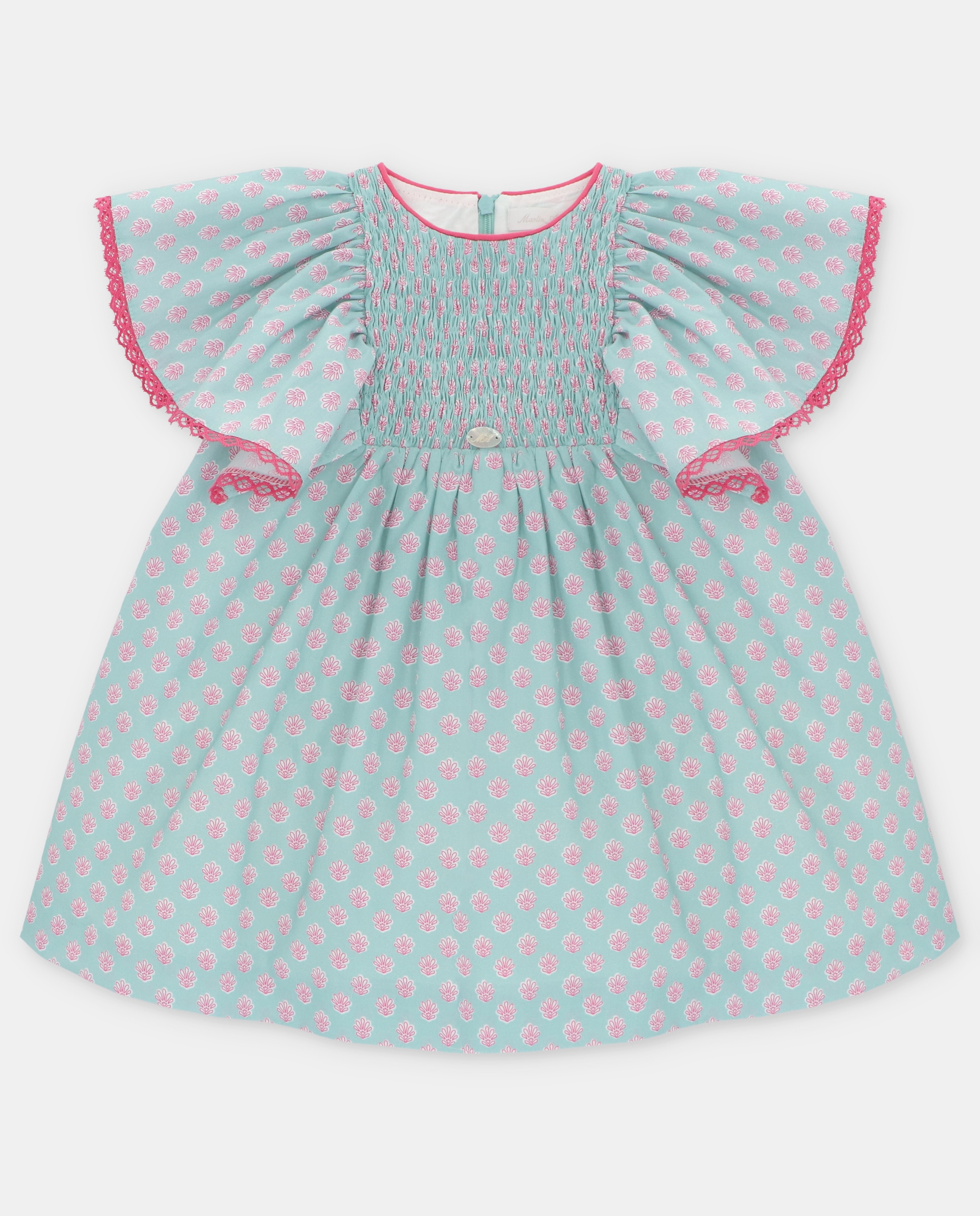 Imagem 0 de Vestido para Bebé com Folhos e Estampado de Fantasia