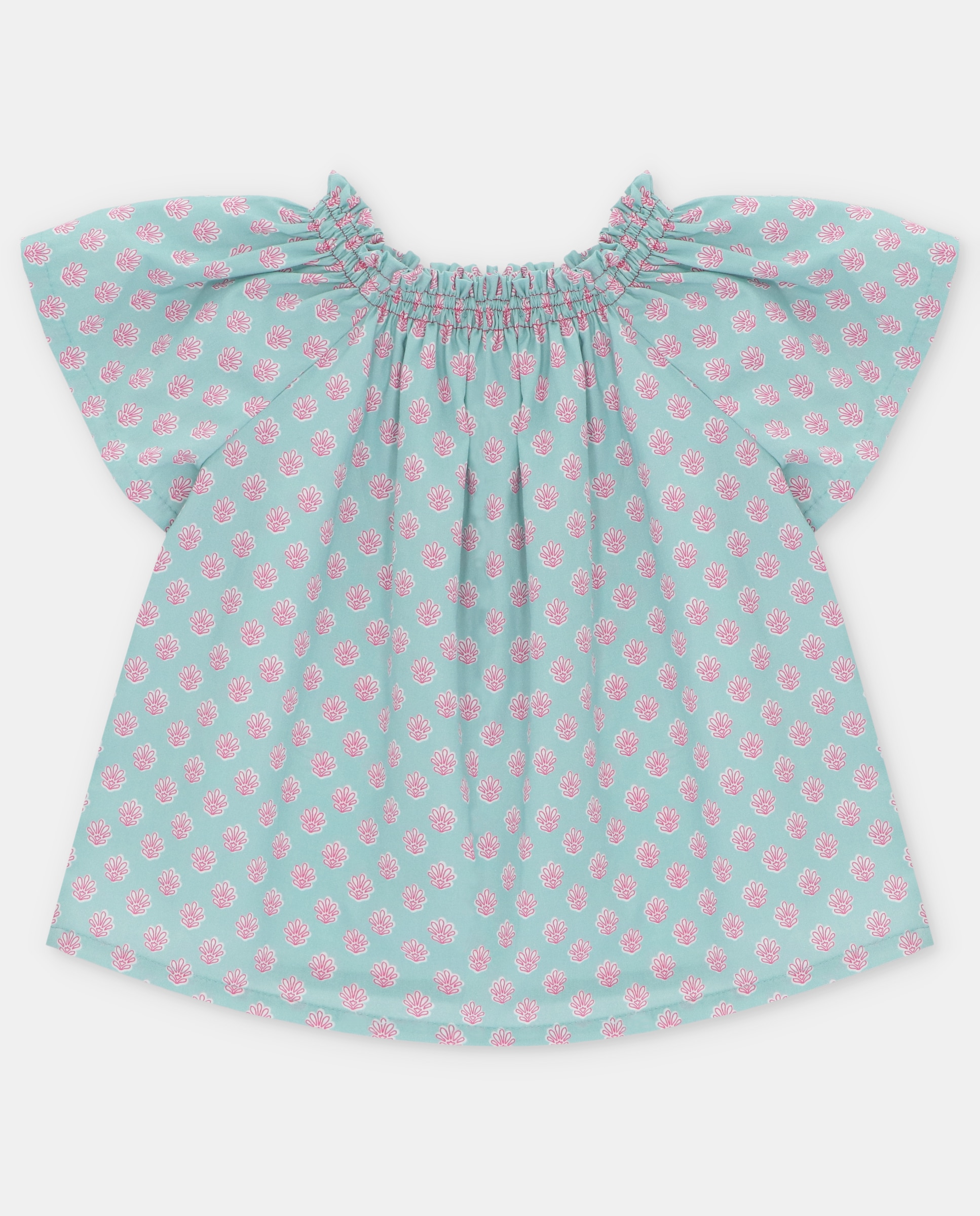 Blusa Infantil com Estampado de Fantasia Martín Aranda Azul-claro-2