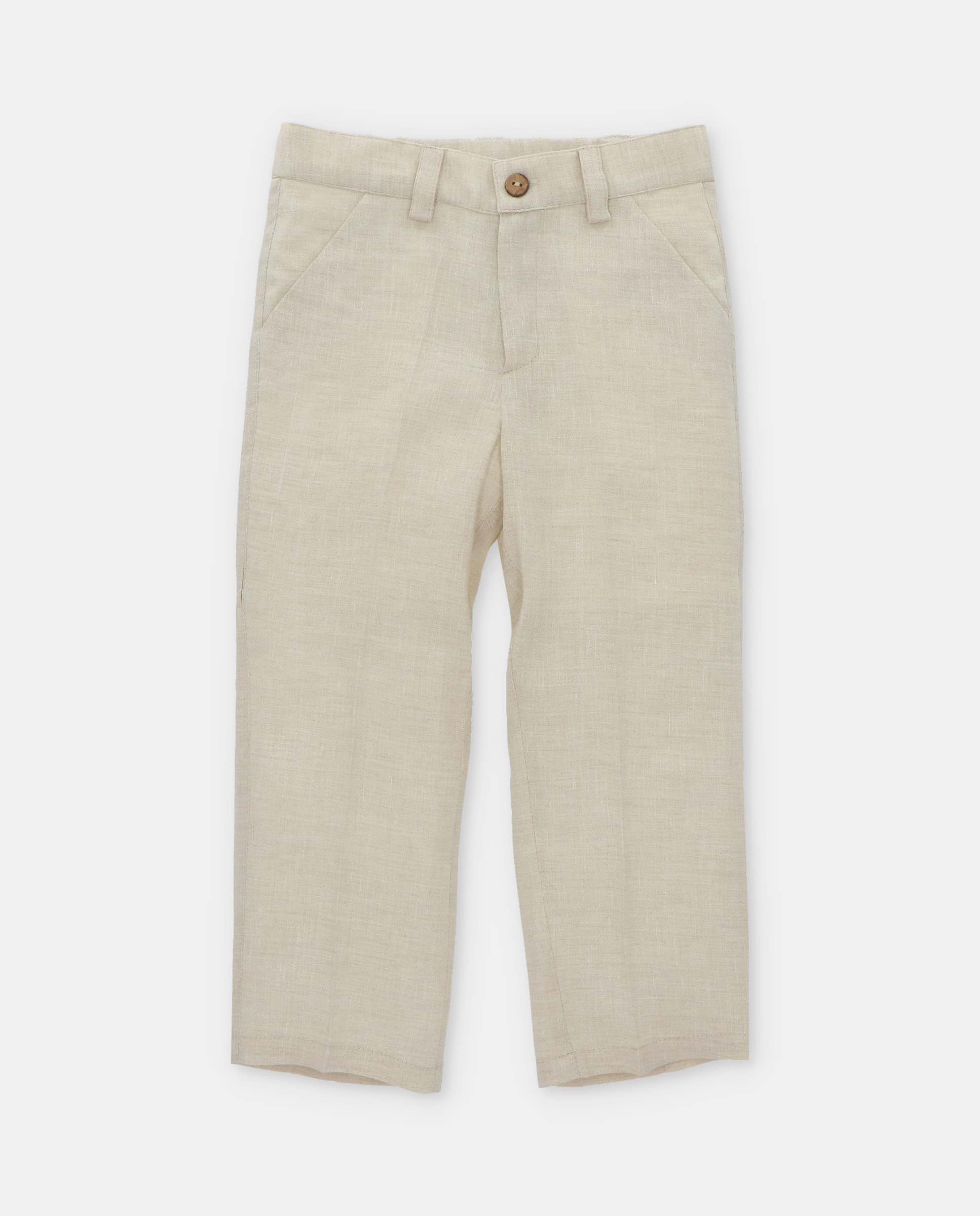 Imagem 0 de Calças para Bebé de Linho com Bolsos