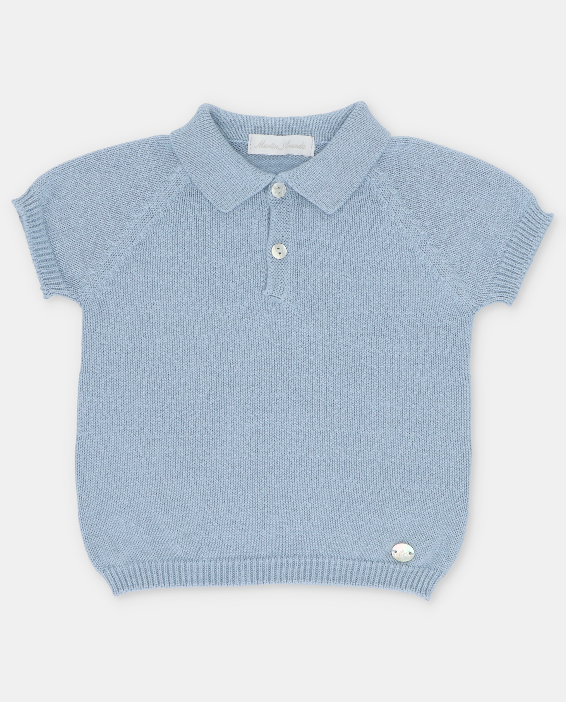 Imagem 0 de Camisola para Bebé de Manga Curta com Gola Polo