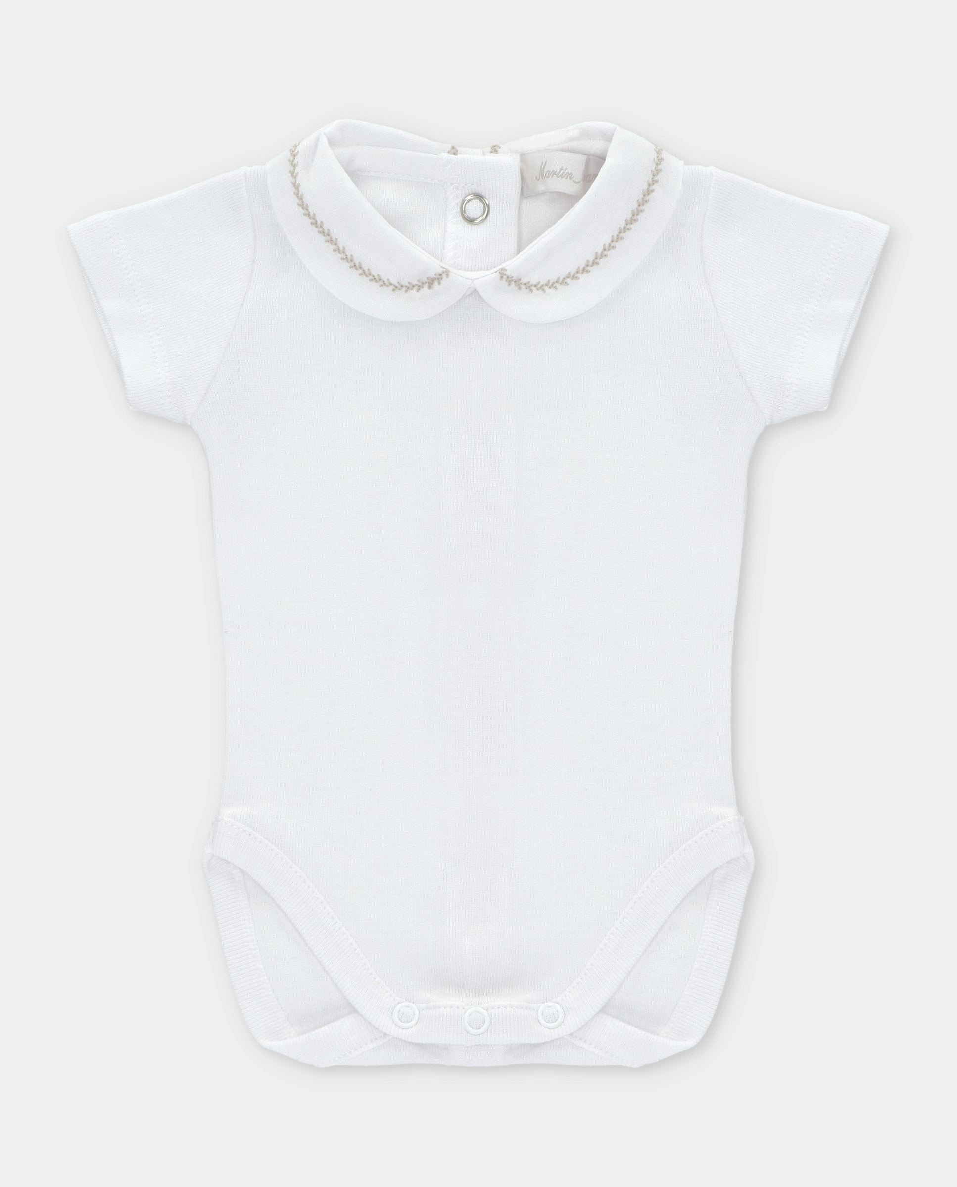 Imagem 0 de Body Formal Infantil Interlock com Pontos Decorativos