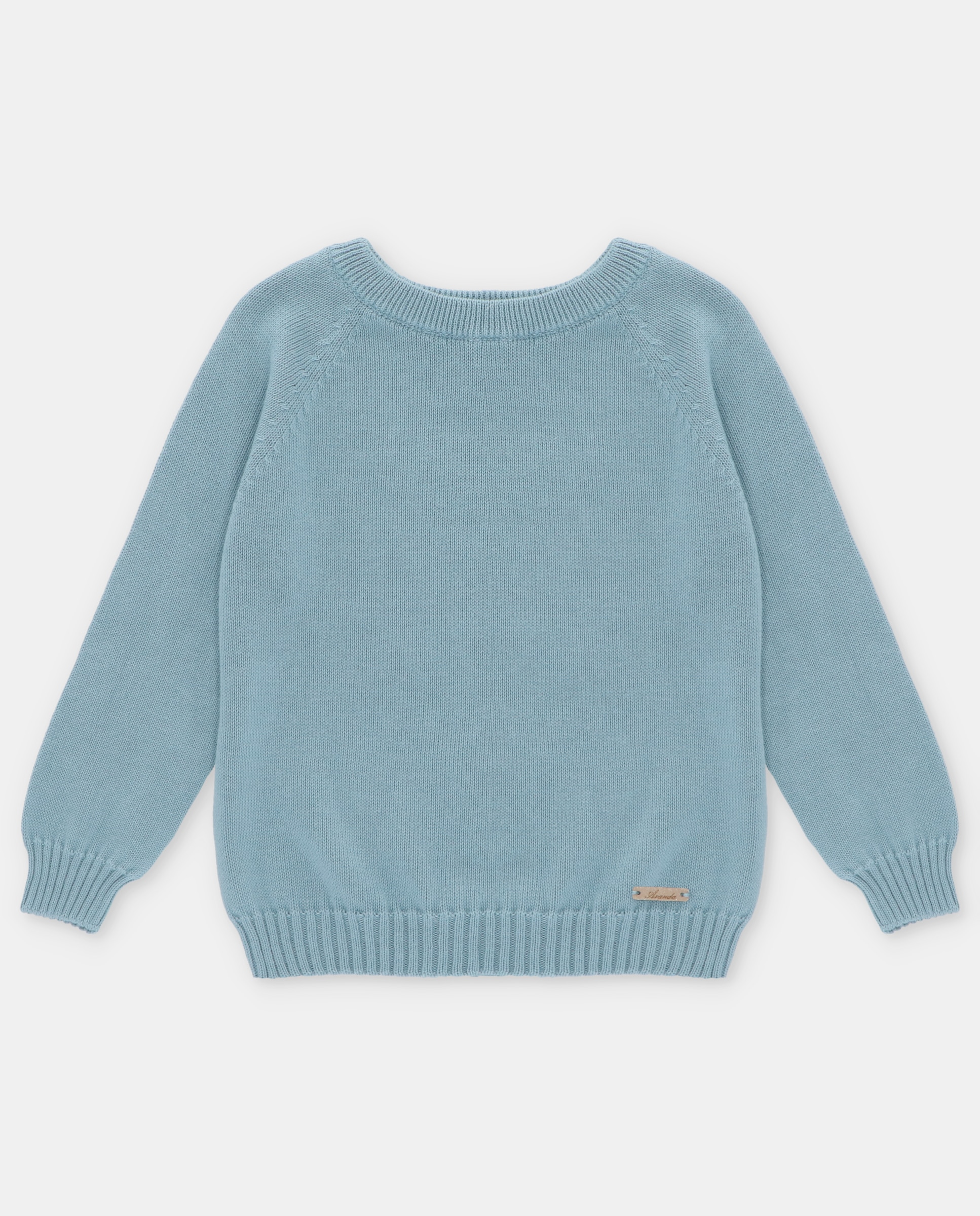 Imagem 0 de Camisola Infantil de Malha Links com Gola Redonda