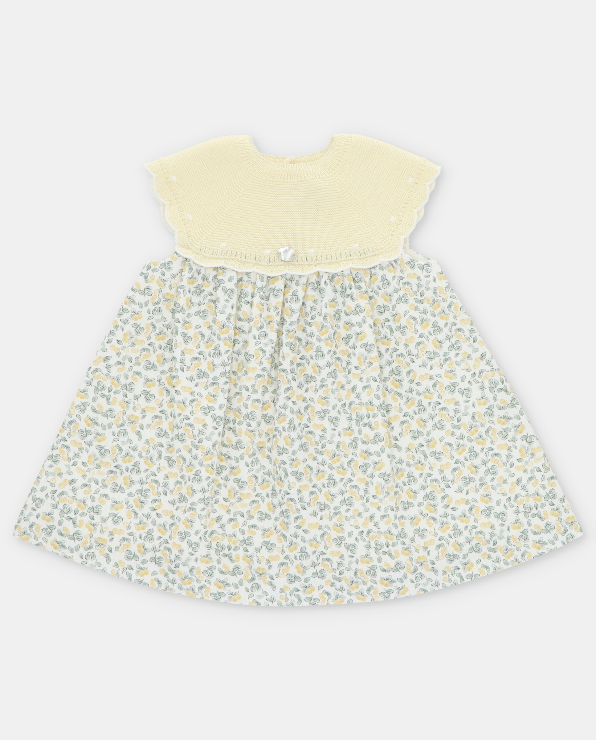 Imagem 0 de Vestido para Bebé Combinado com Microestampado de Fantasia