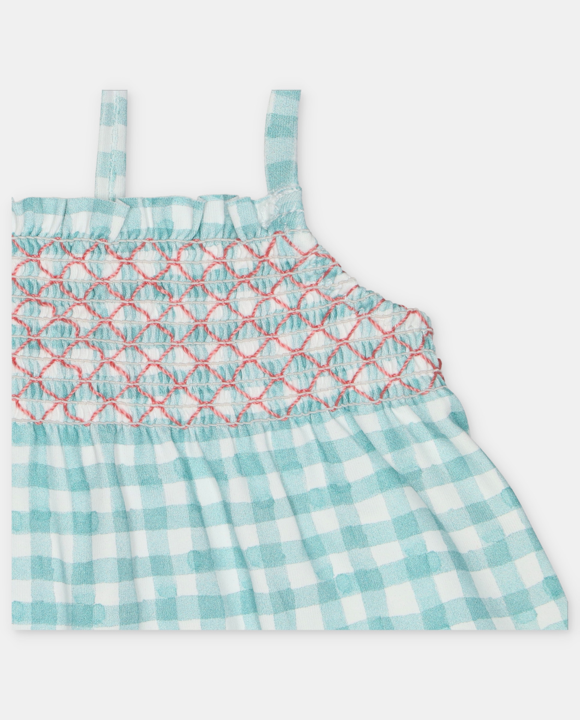 T-shirt de Banho para Bebé de Alças com Microestampado de Fantasia Martín Aranda Verde Água-3