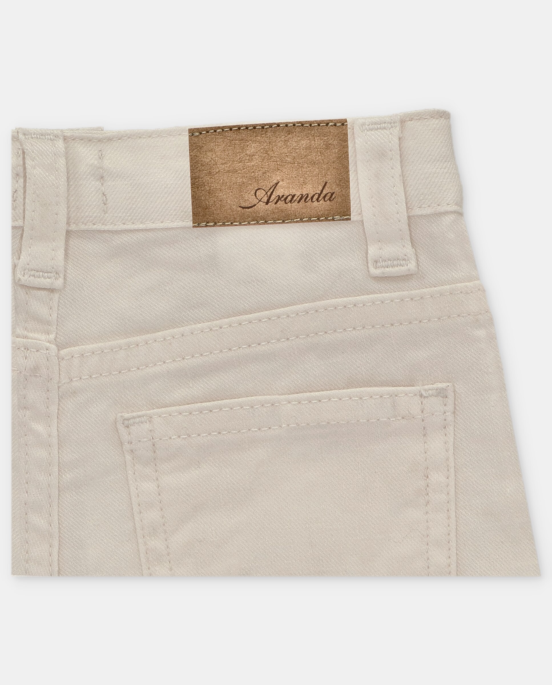 Shorts de Cinco Bolsos Martín Aranda Bege-3