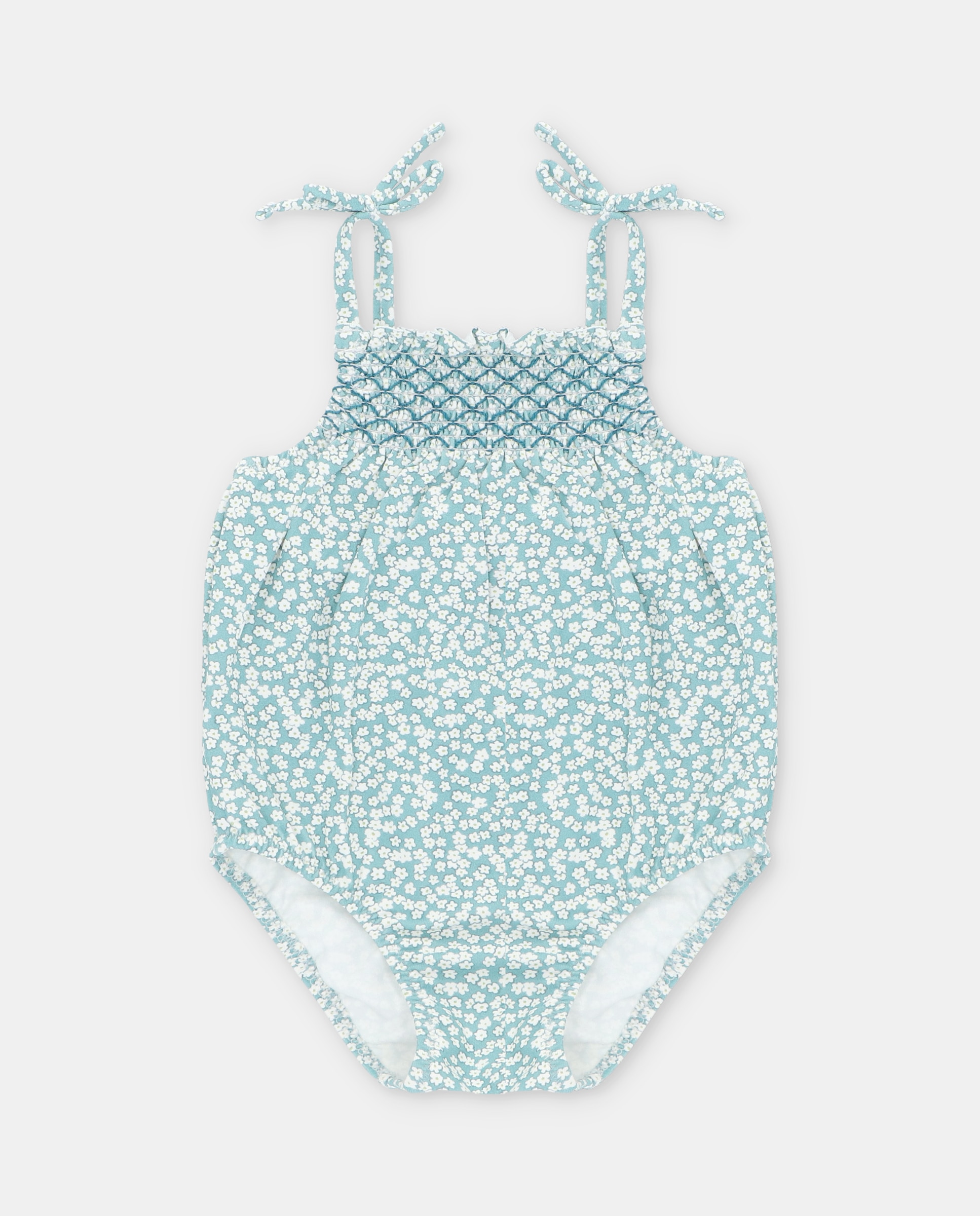 Imagem 0 de Fato de Banho para Bebé com Microestampado de Flores