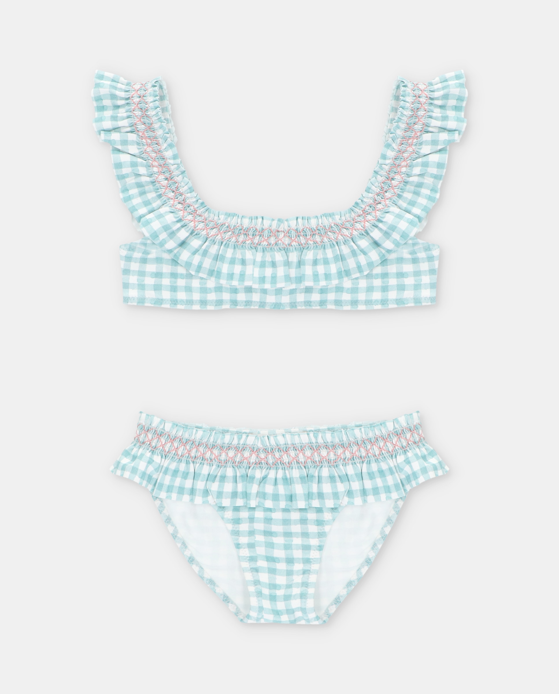 Imagem 0 de Biquíni para Bebé com Estampado Aos Quadrados