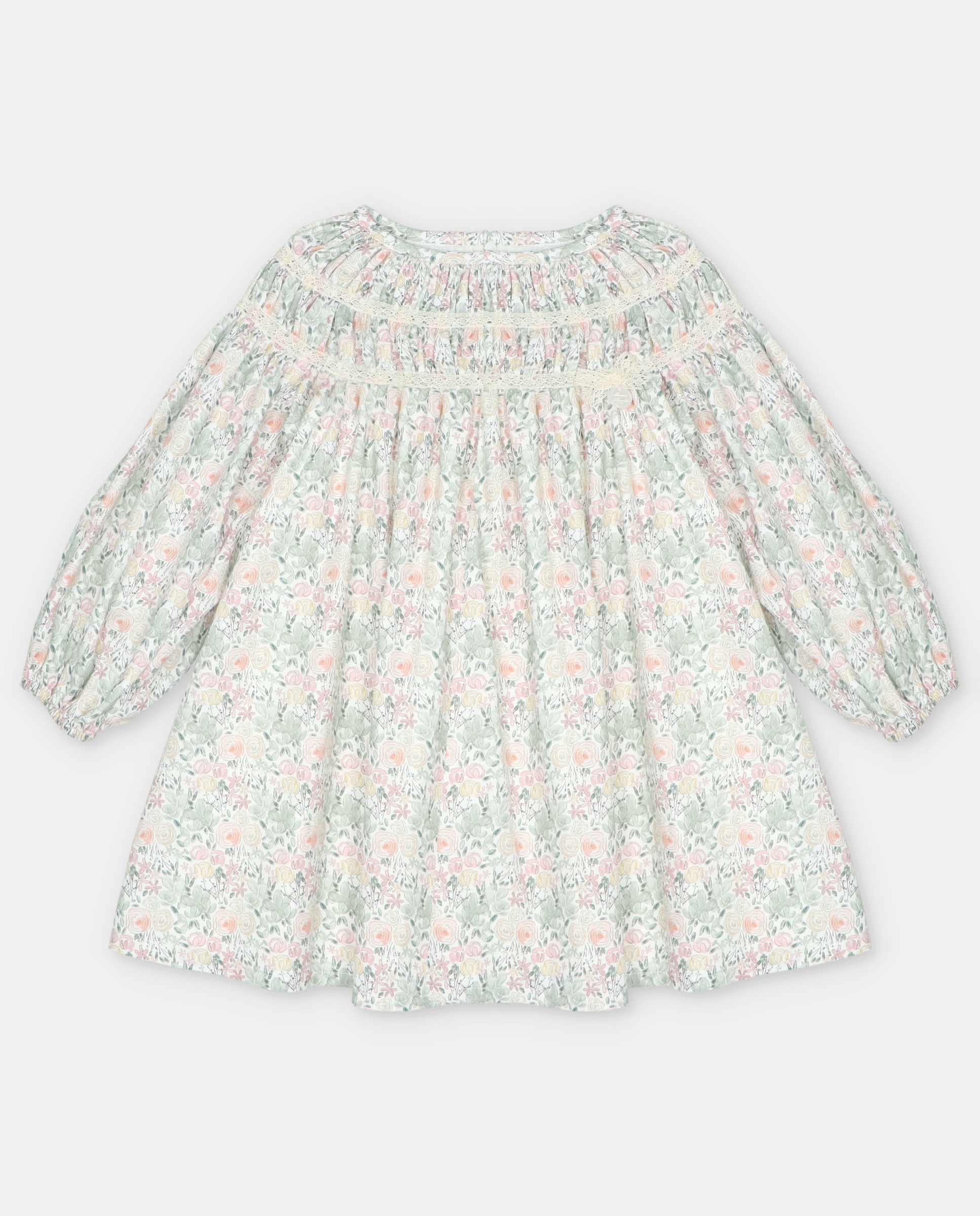 Imagem 0 de Vestido Infantil de Algodão com Estampado de Fantasia