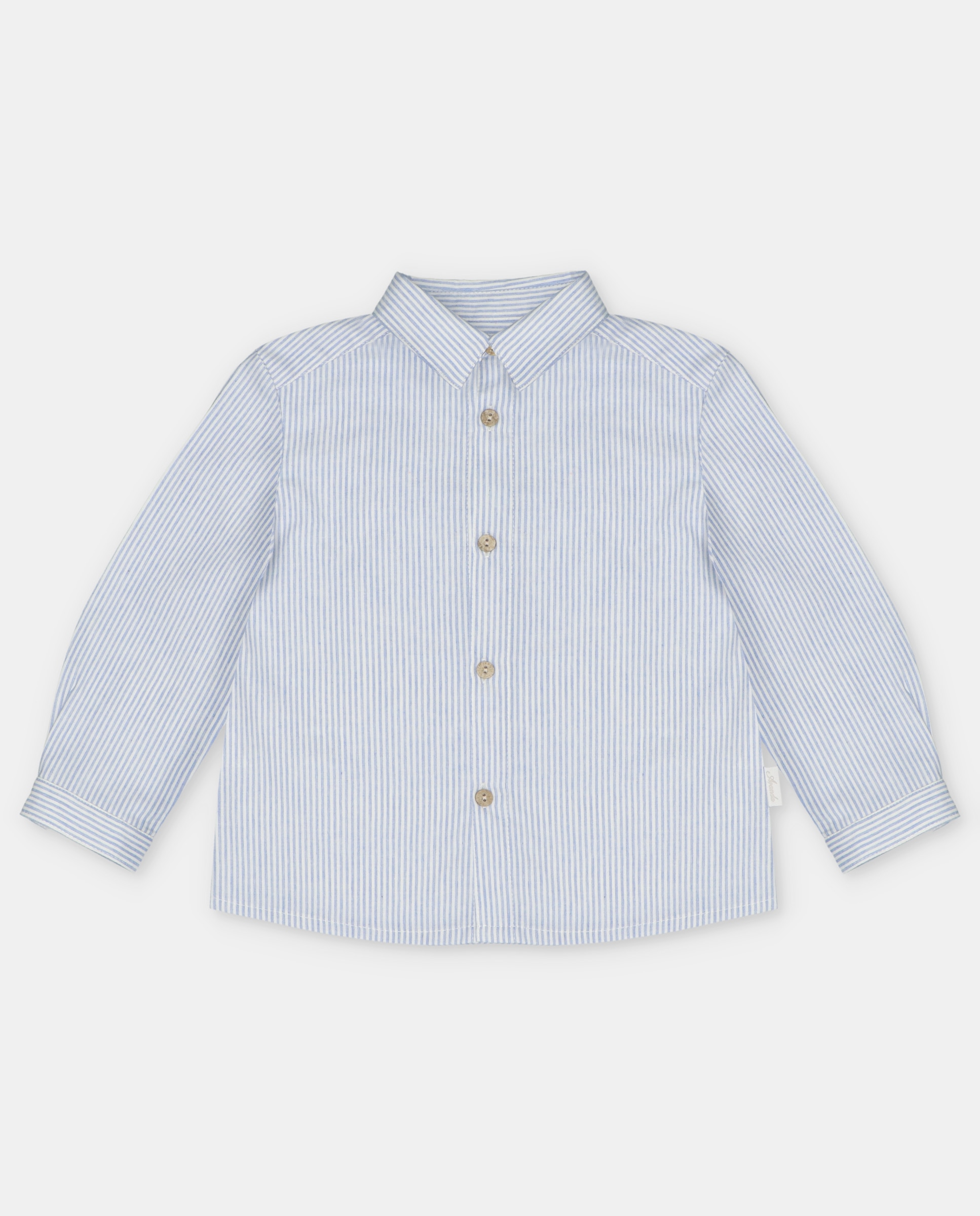 Imagem 0 de Camisa Infantil de Algodão Microestampada Às Riscas