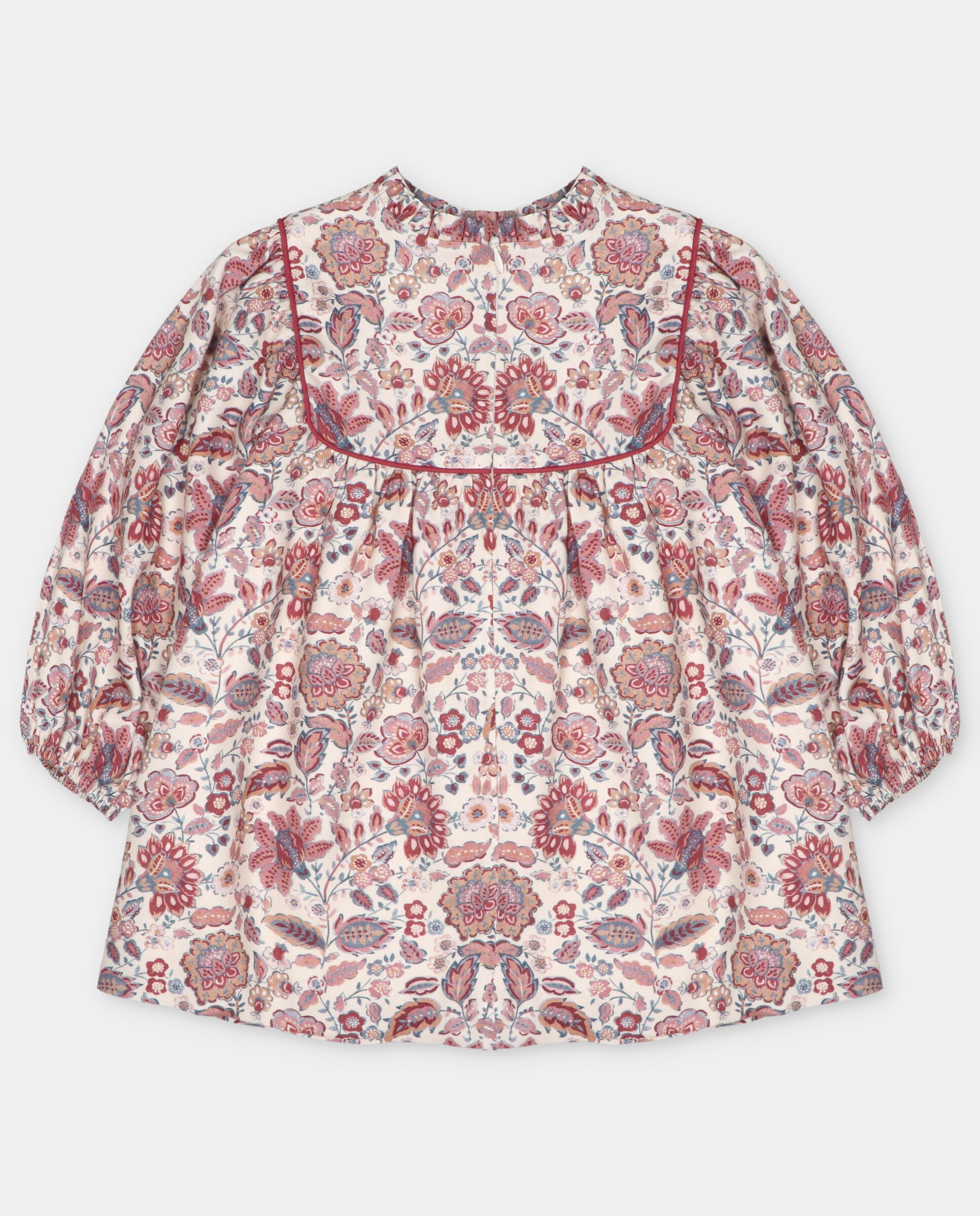 Vestido Infantil com Estampado de Fantasia Ameixa-2