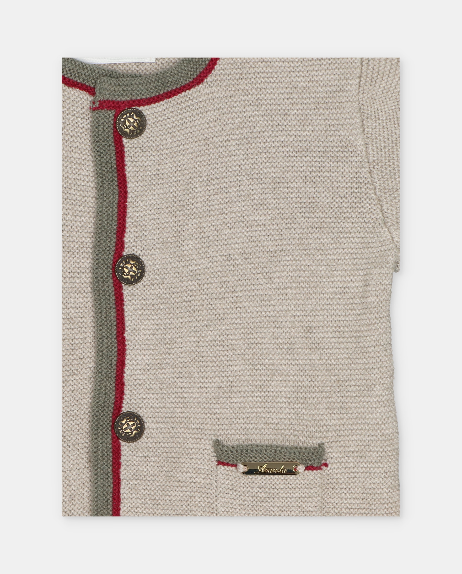 Casaco Infantil Tricot Austríaco com Bolsos Torrado-3