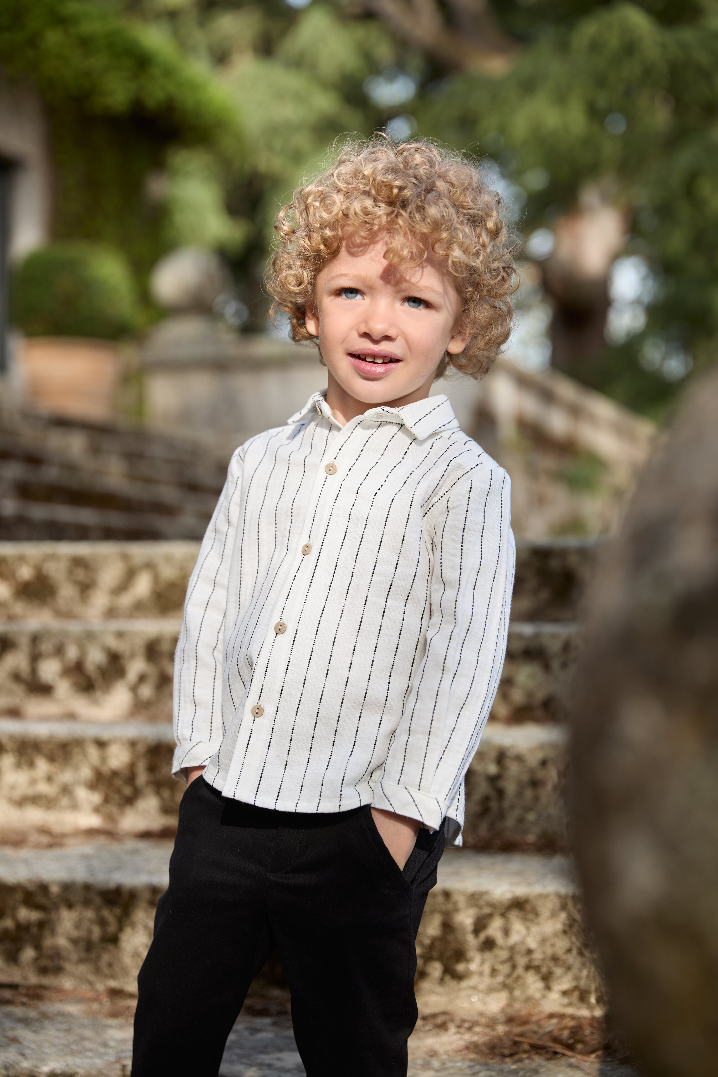 Camisa Infantil Microestampada de Fantasia Preto-4