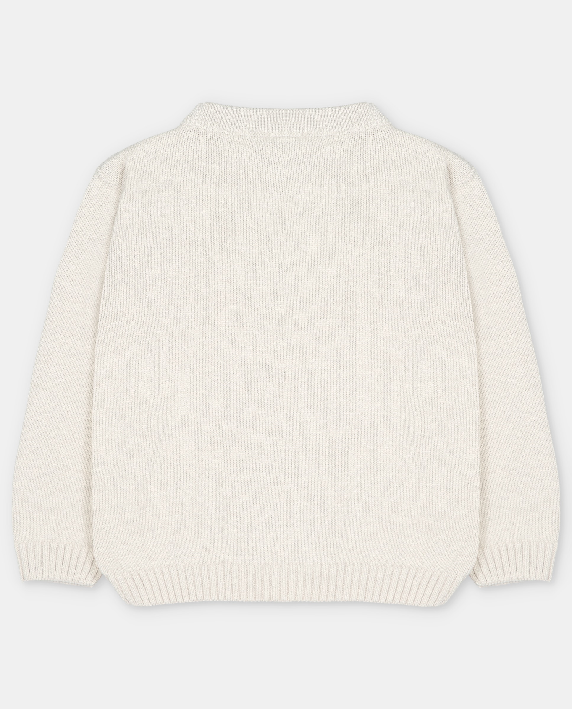 Camisola Infantil com Desenho Frontal Bege-2