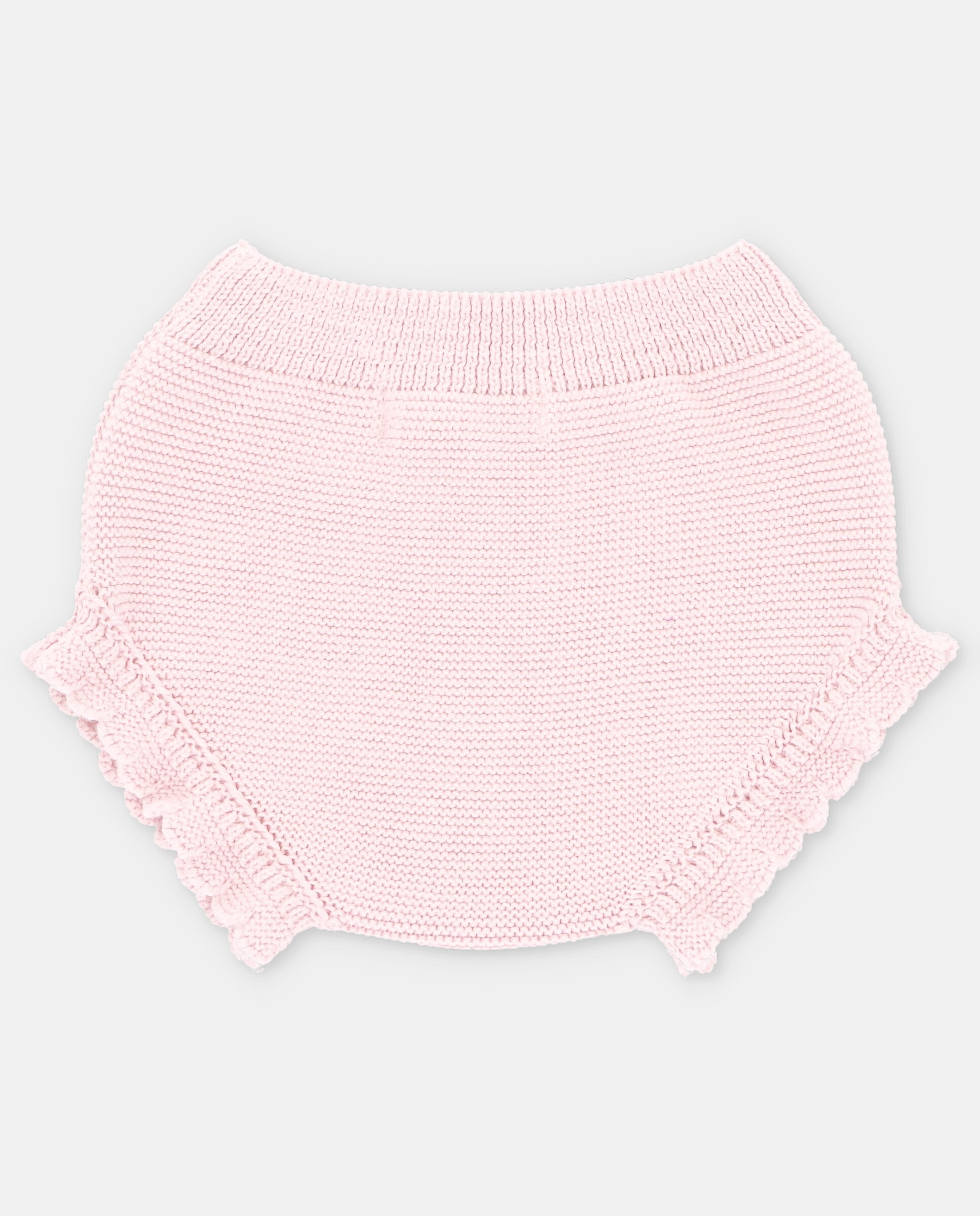 Tapa Fraldas de Bebé de Malha Rosa-claro-2