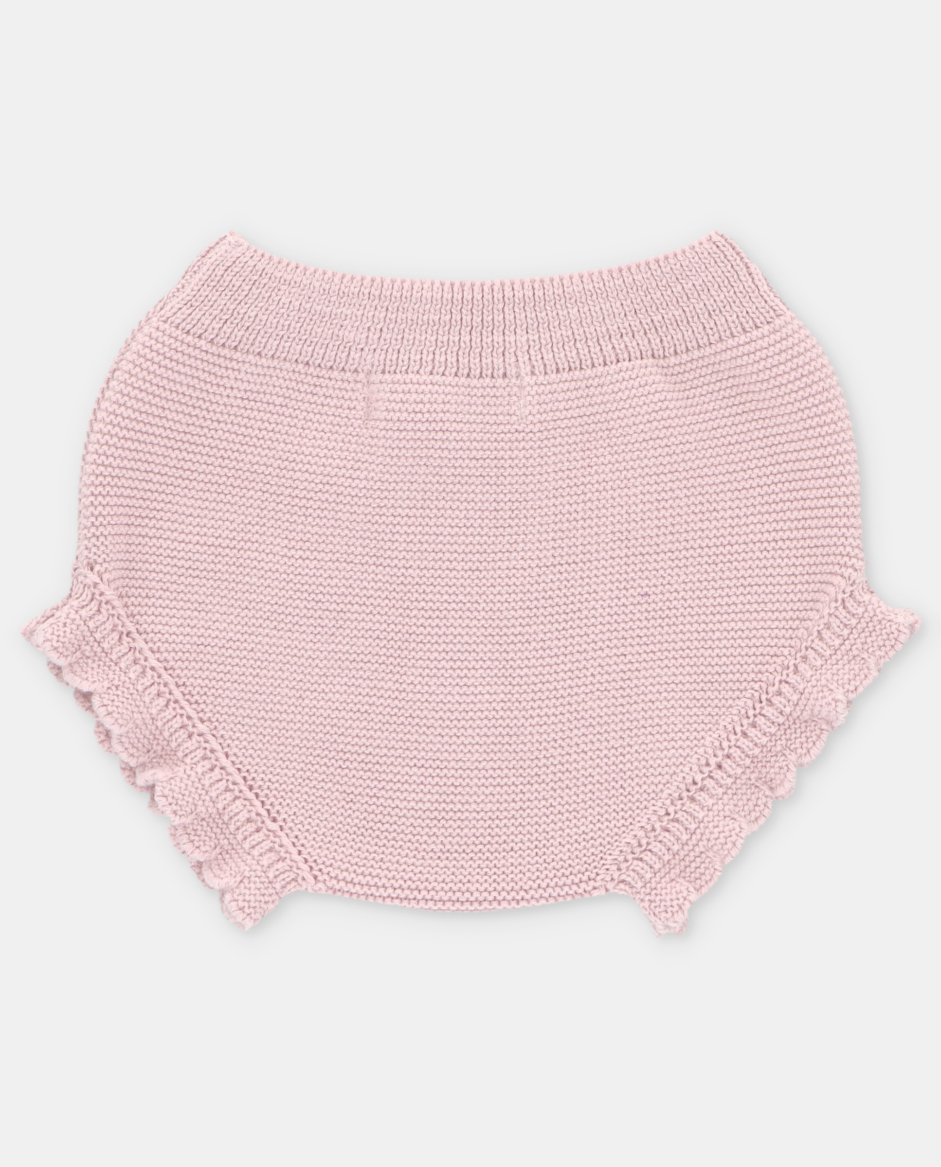 Cobre-fraldas para Bebé de Malha Rosa-claro-2