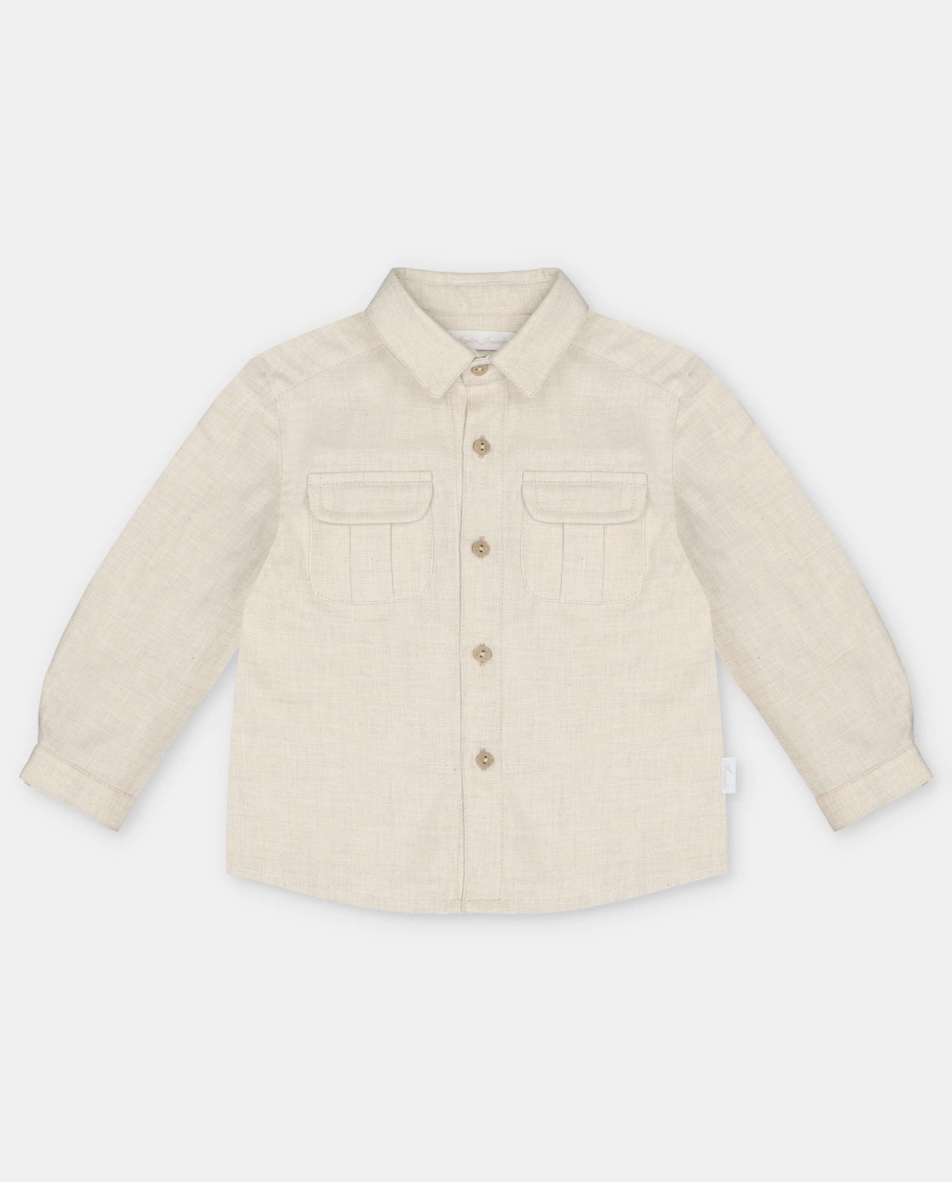 Imagem 0 de Camisa Infantil de Algodão com Bolsos