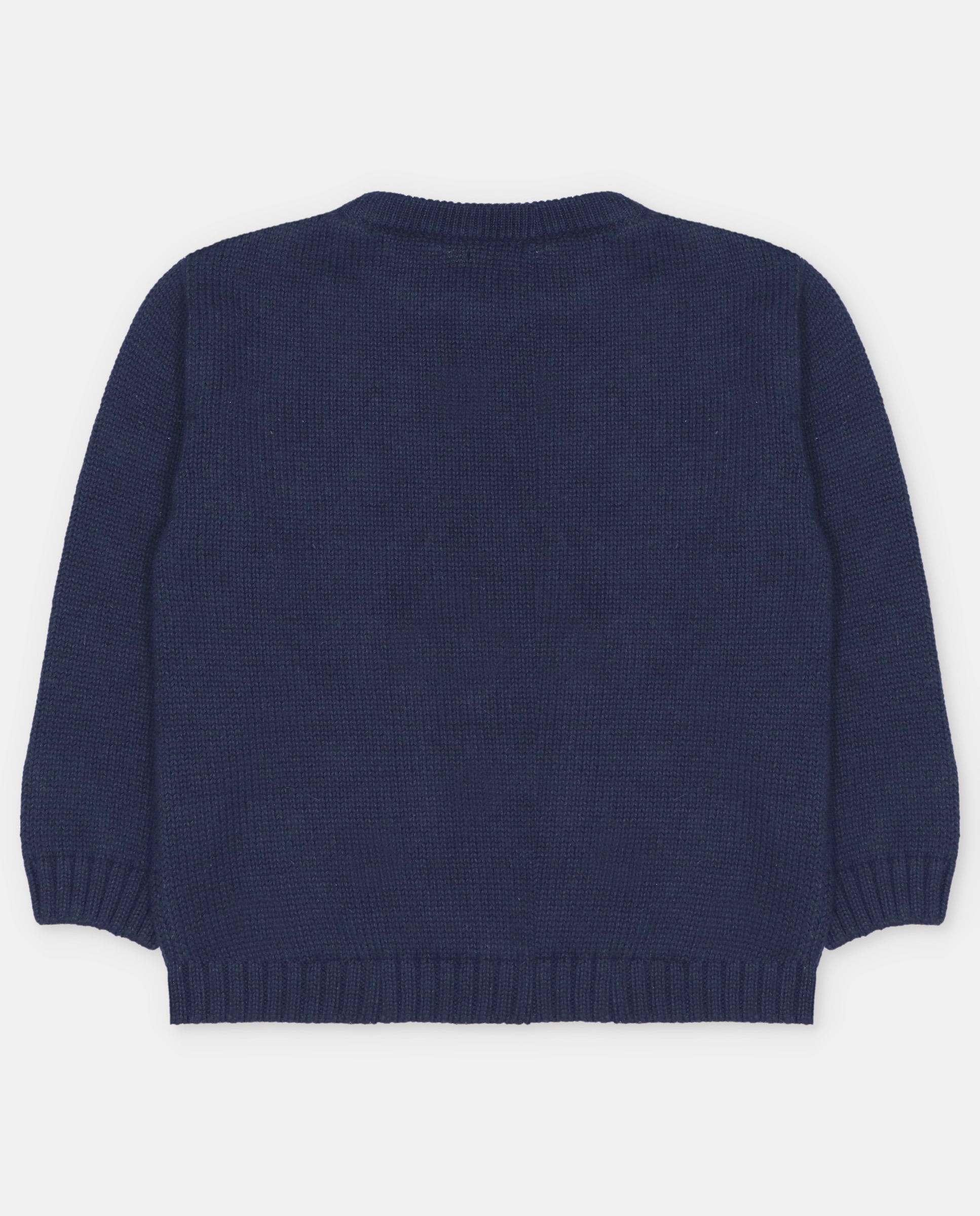 Camisola Infantil com Desenho Frontal Azul-marinho-2
